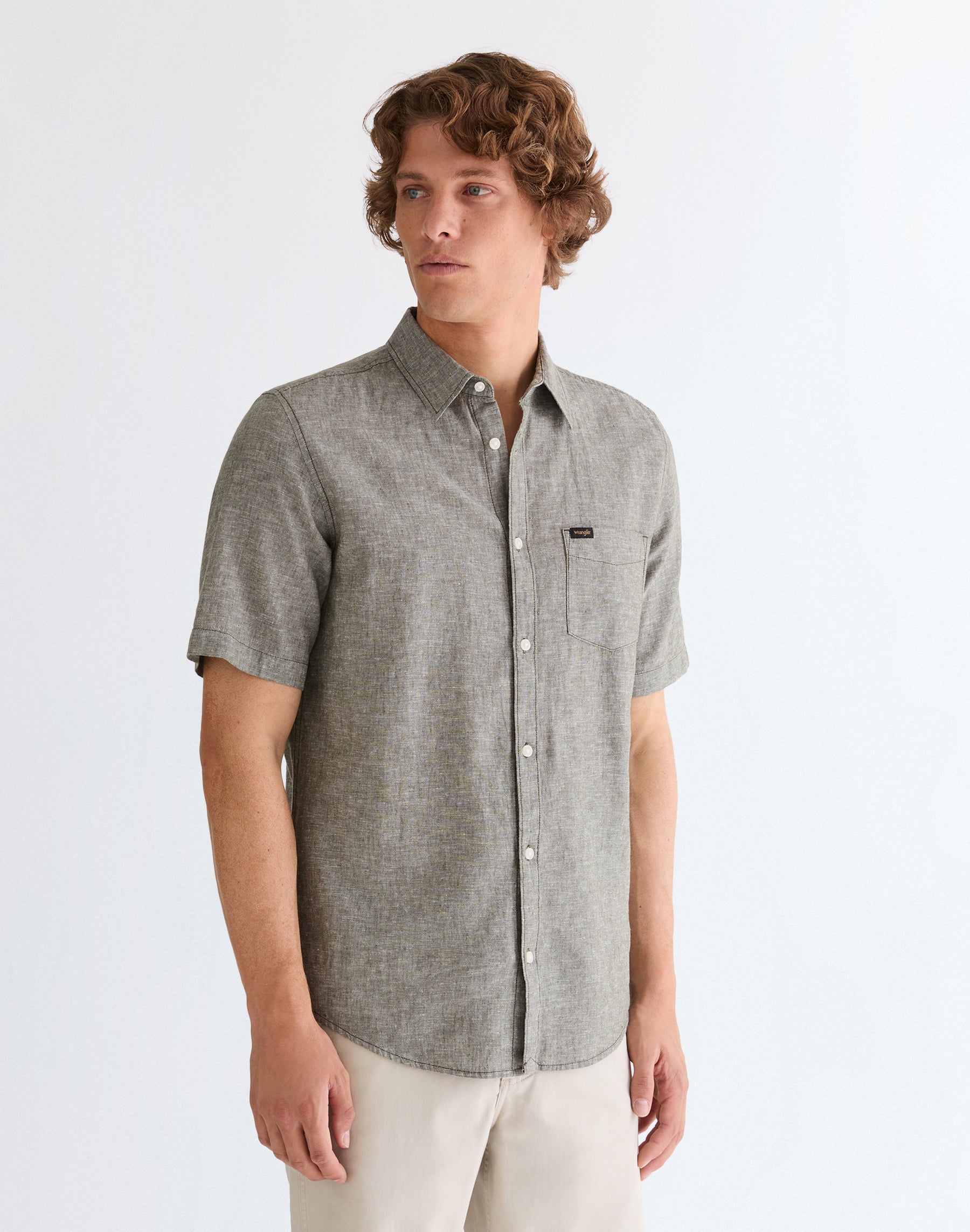 Chemise à manches courtes et 1 poche Deep Depths Chemises Wrangler