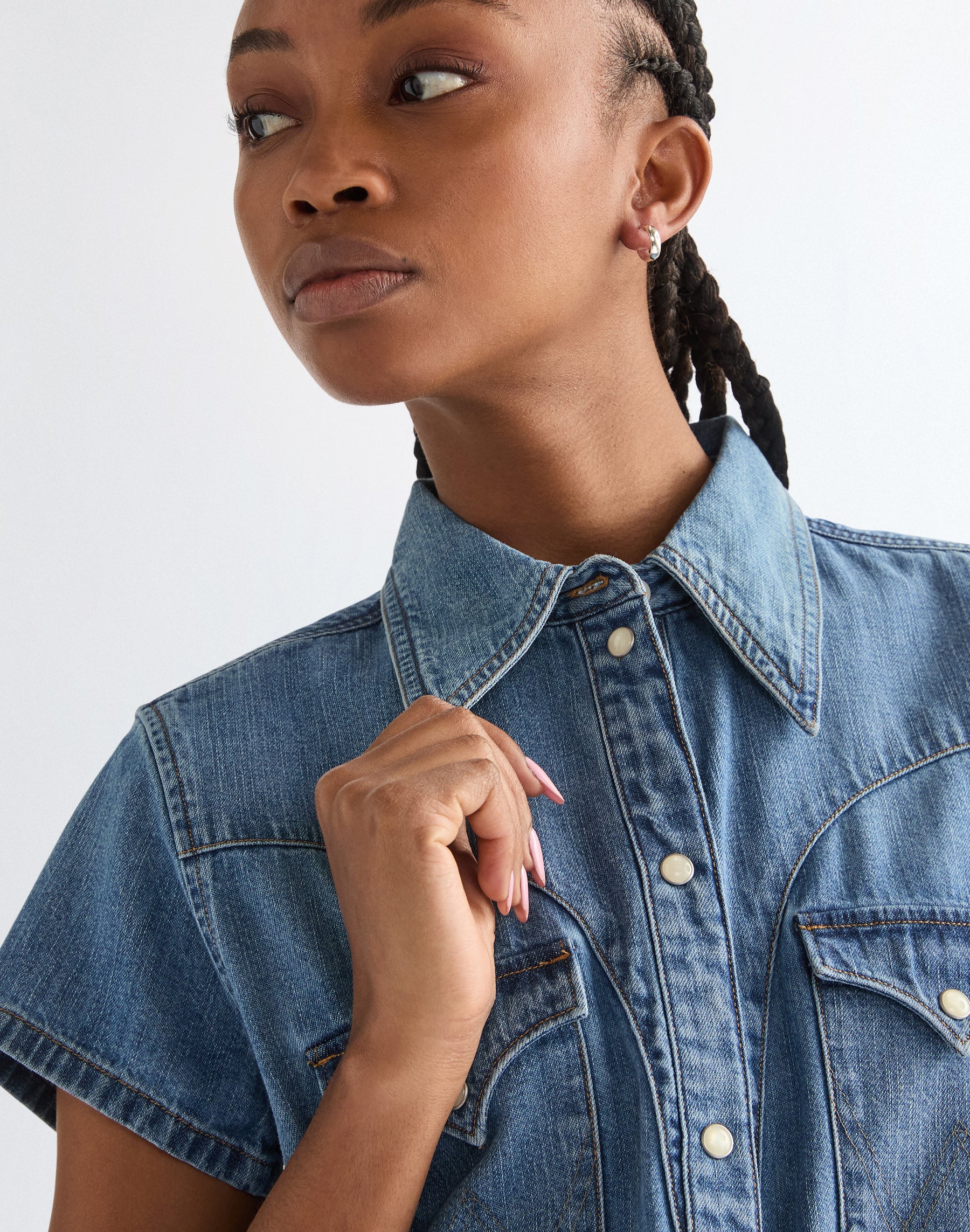 Chemise Western stylisée Western manches courtes Hazy Horizon Chemises Wrangler