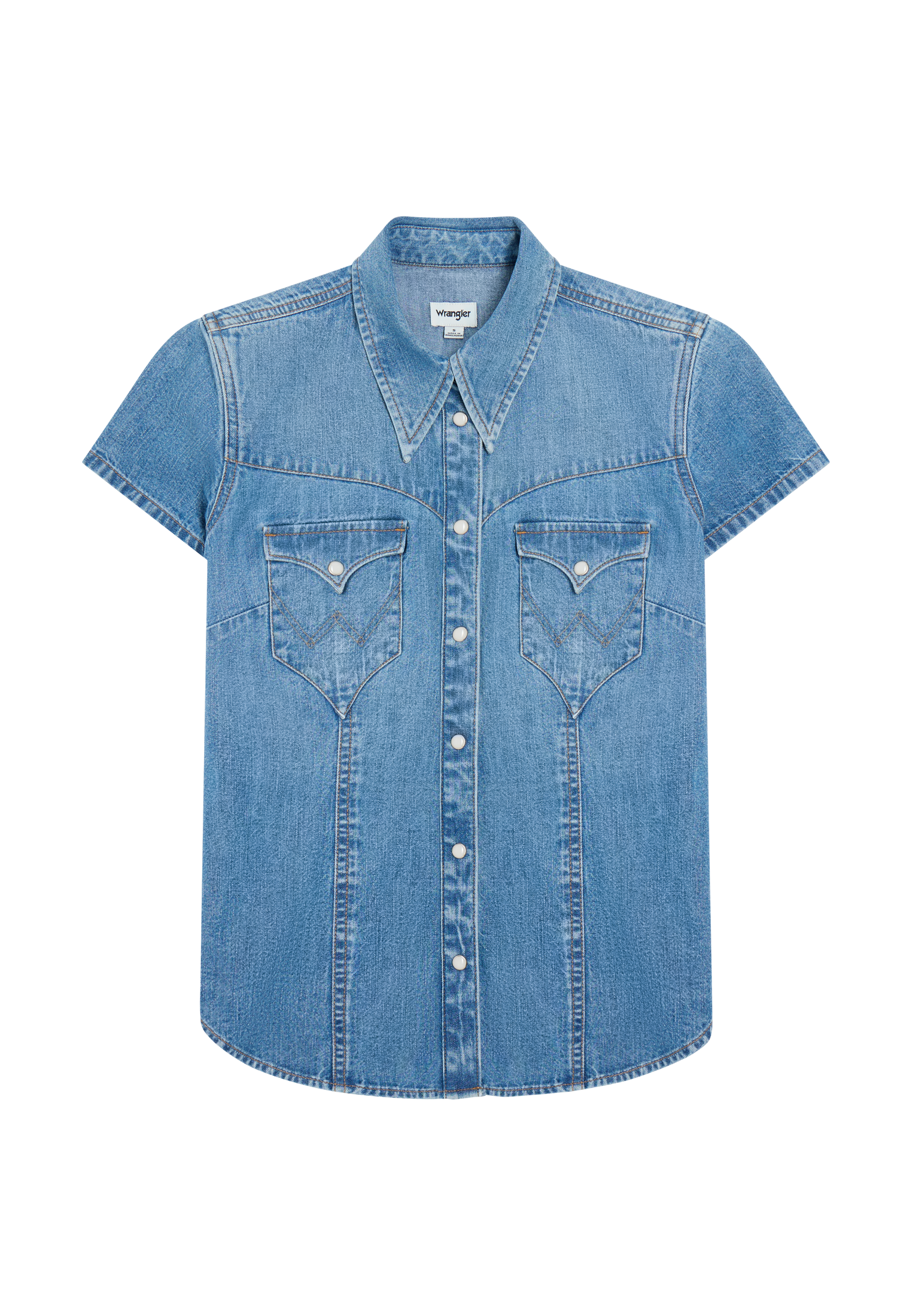 Chemise Western stylisée Western manches courtes Hazy Horizon Chemises Wrangler