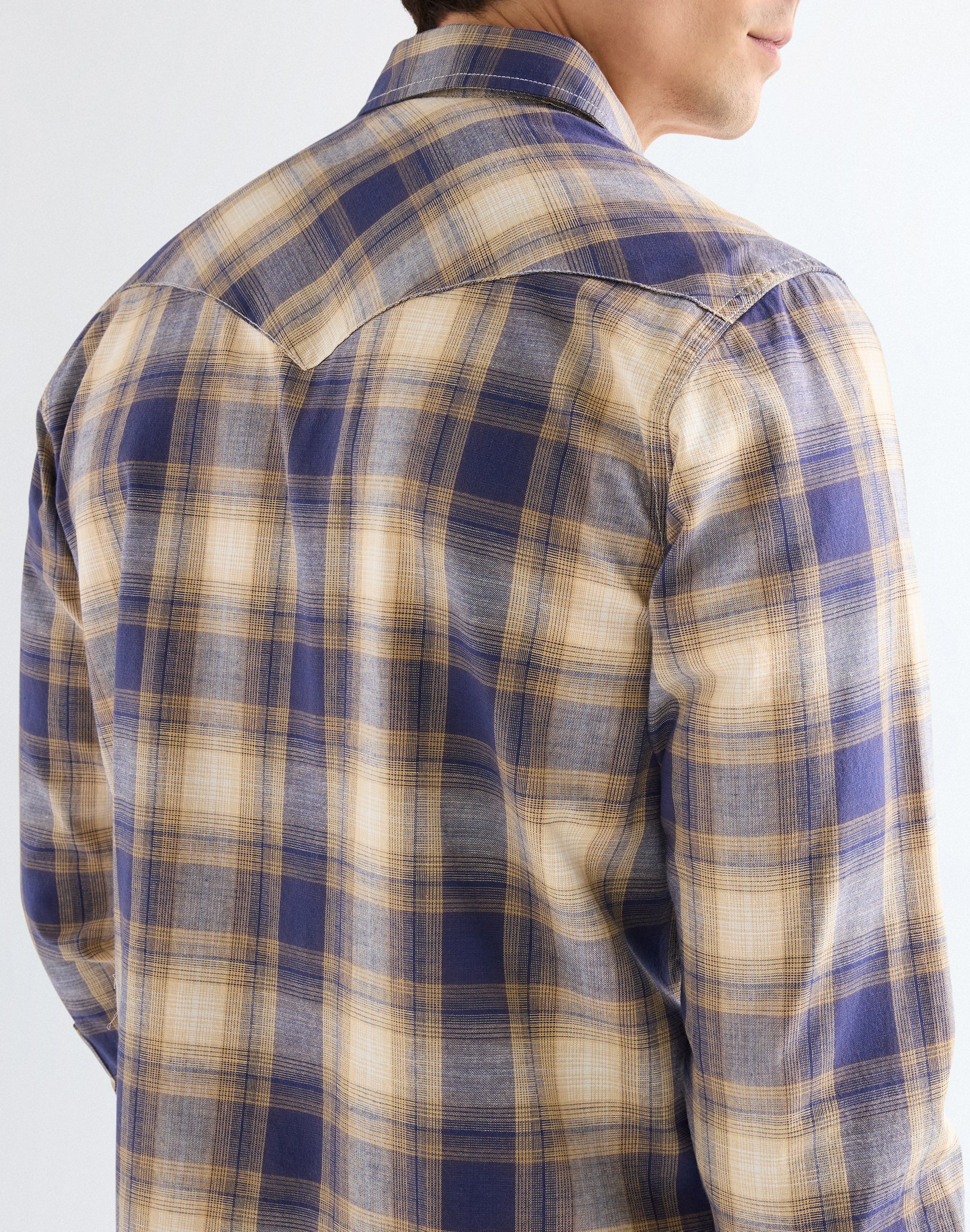 Chemise Western en Mood Indigo