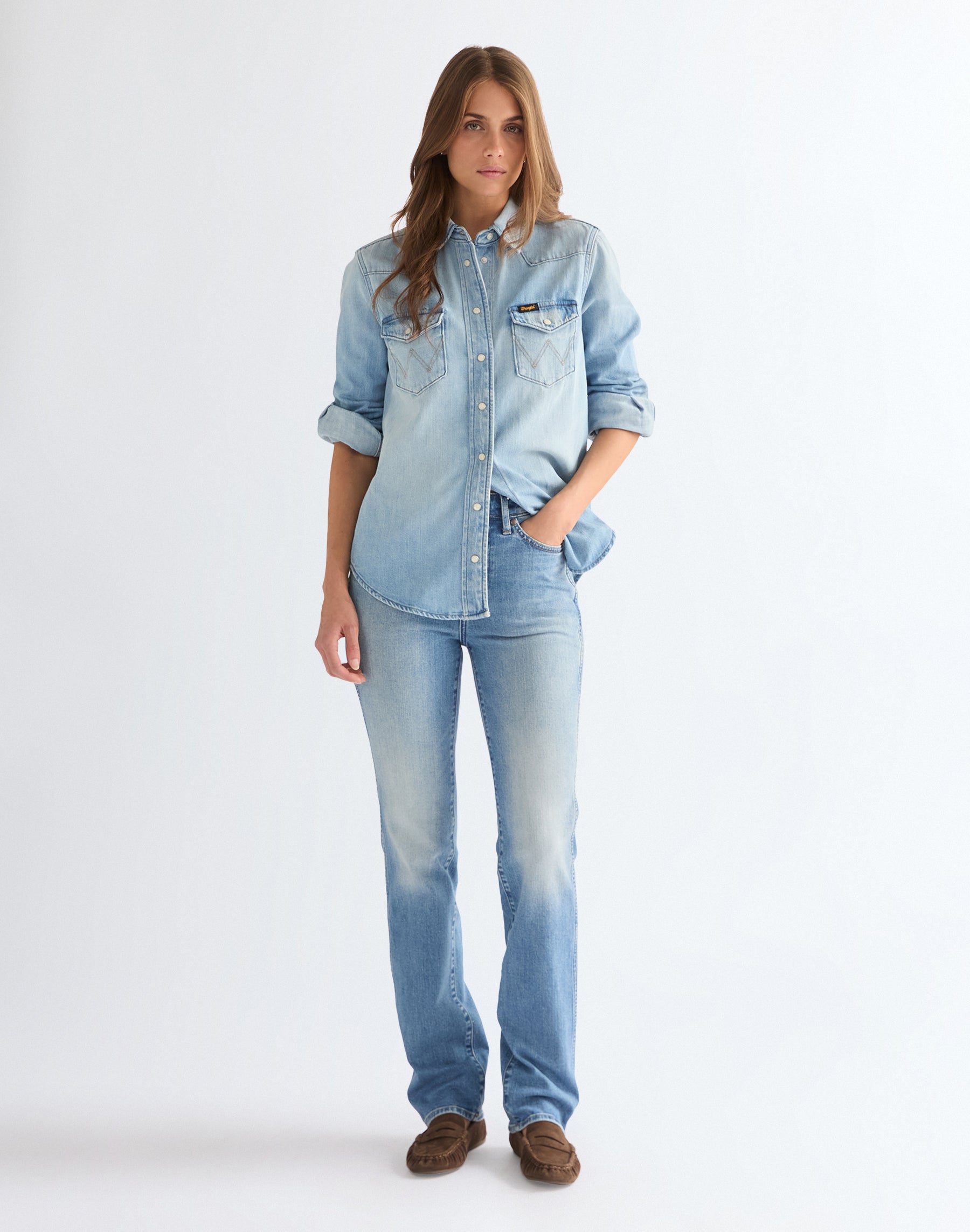 Jeans droits américains Wrangler