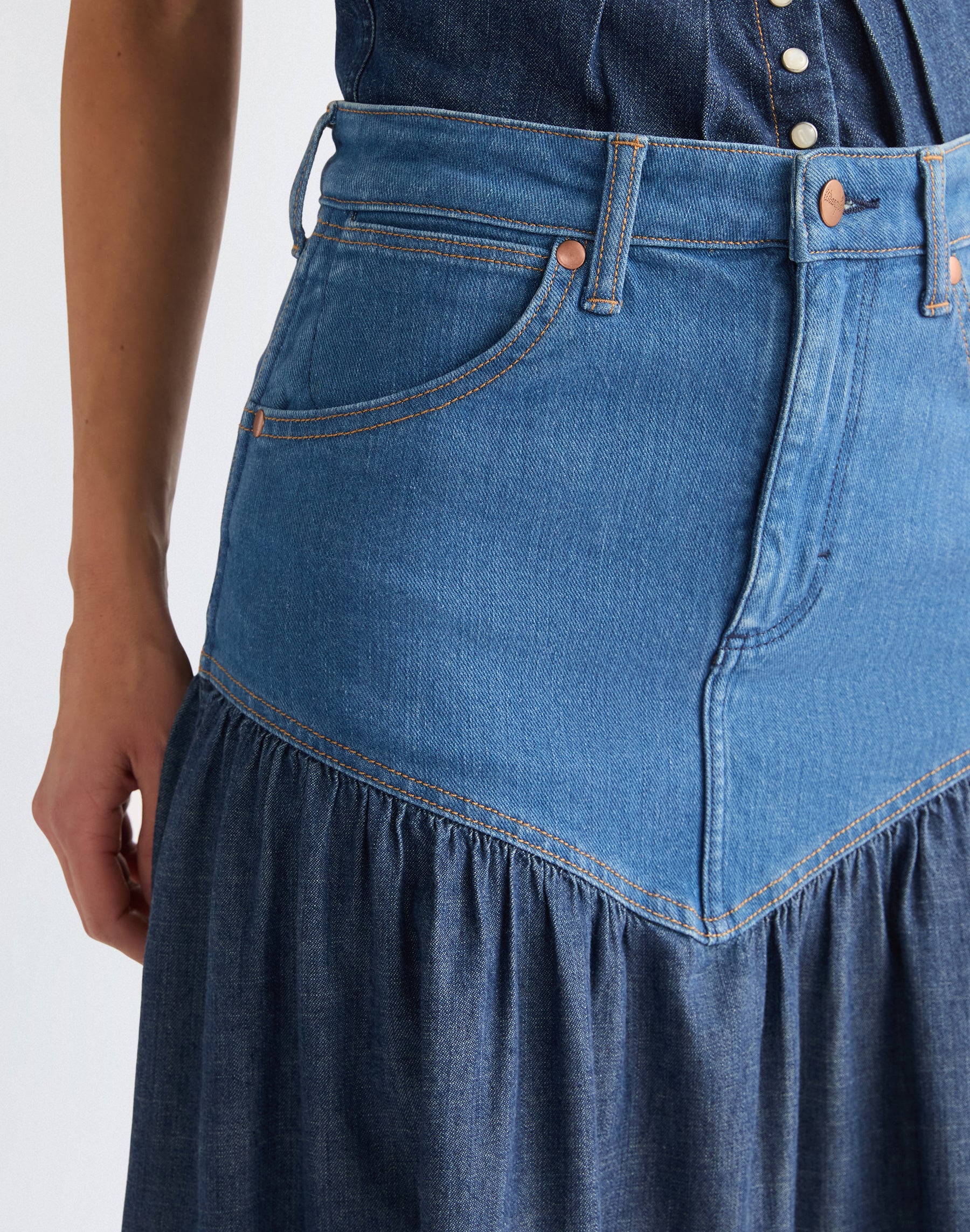 Jupe taille basque Lone Rider