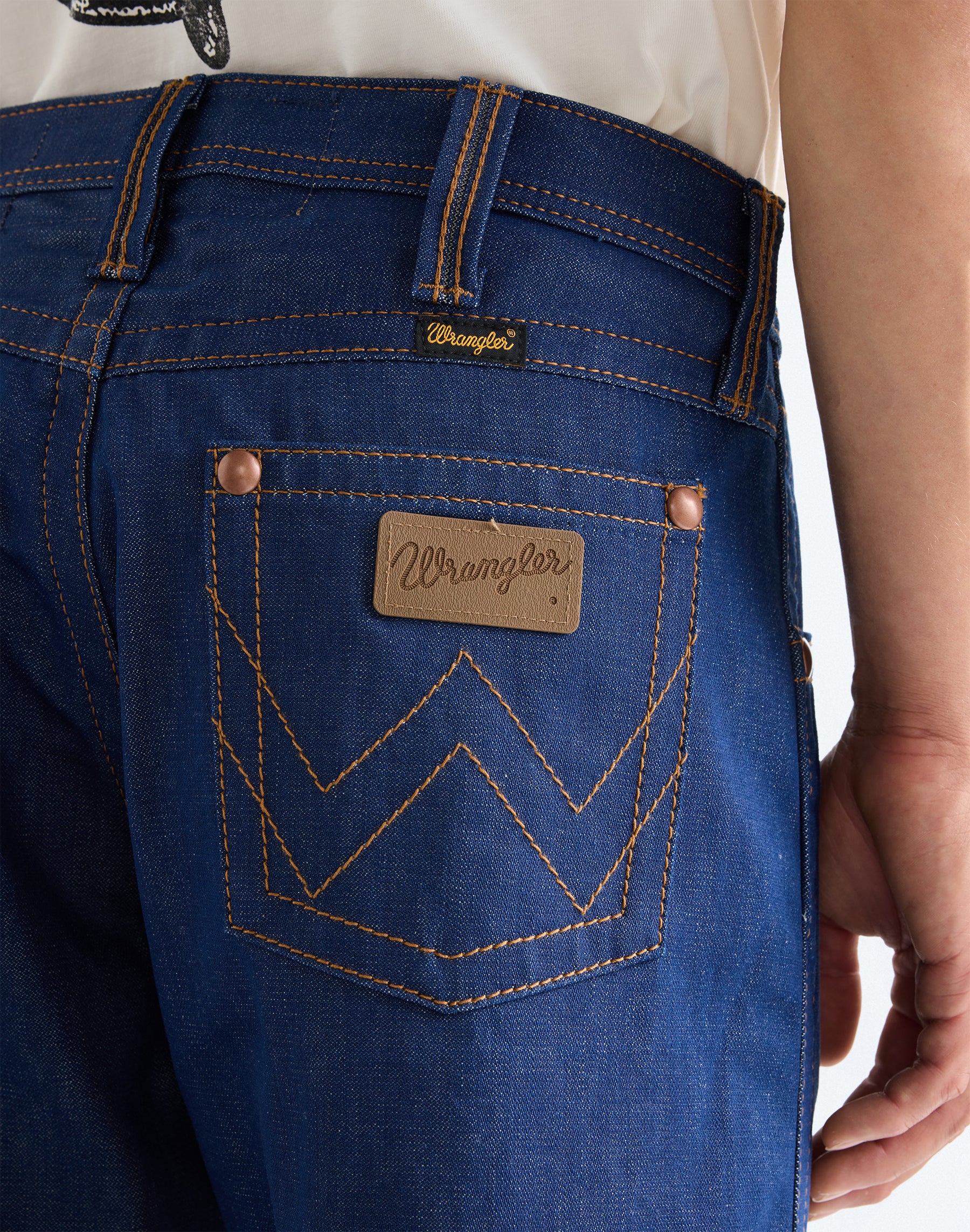 Super Wrangler Jeans en Raw Jeans Wrangler