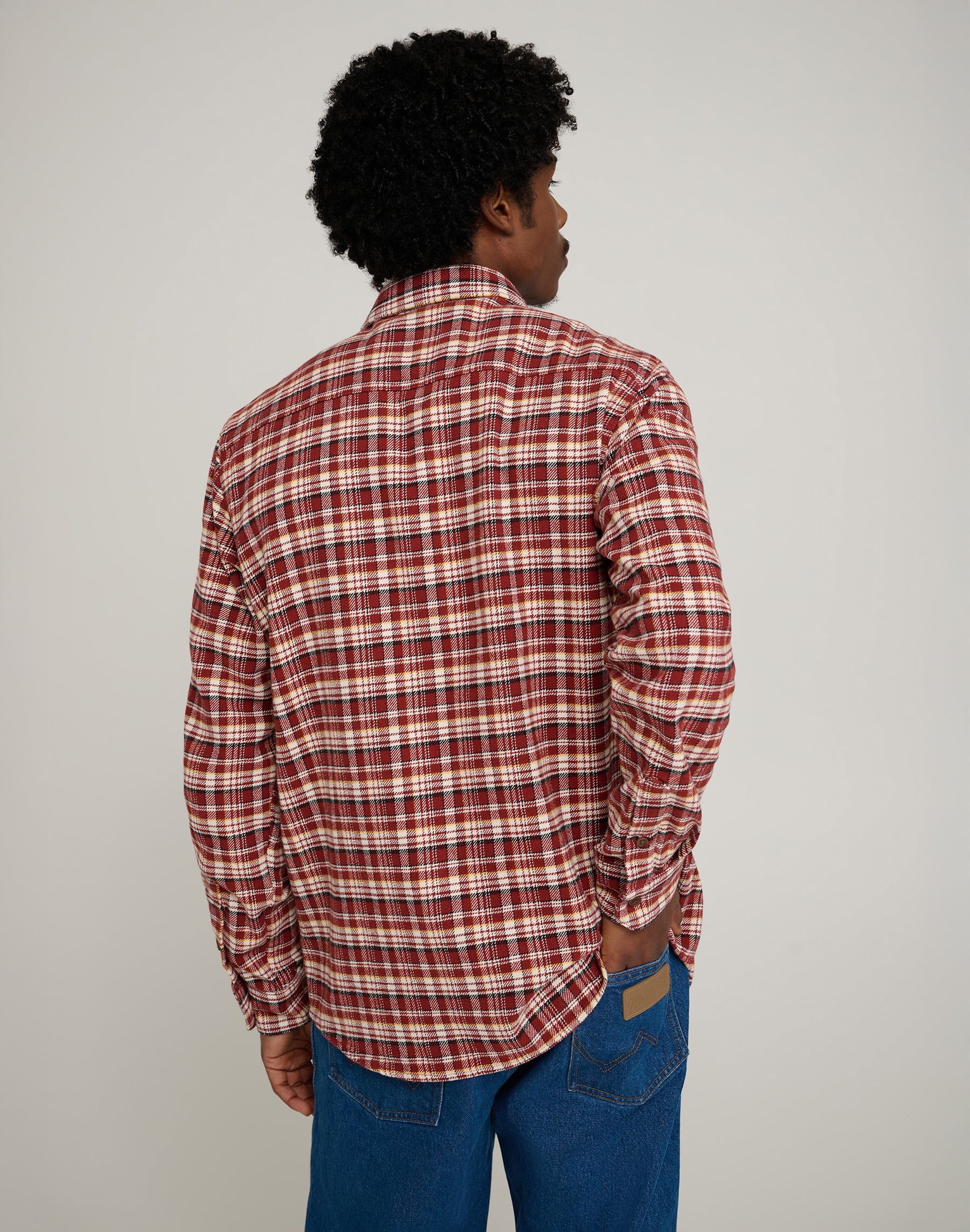 Will Shirt in Fired Brick Chemises Wrangler
