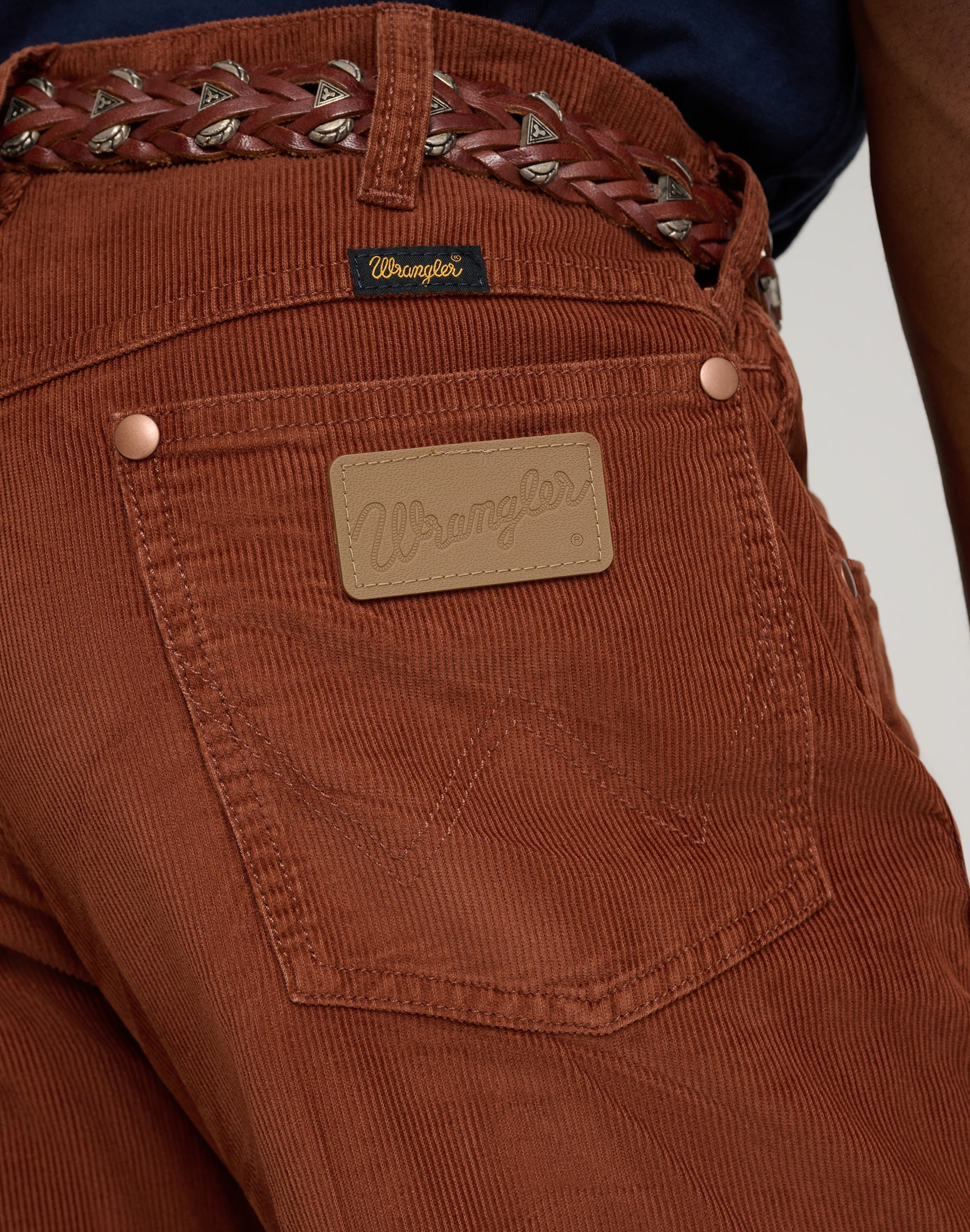 13Mwz en Marron Pantalon Wrangler