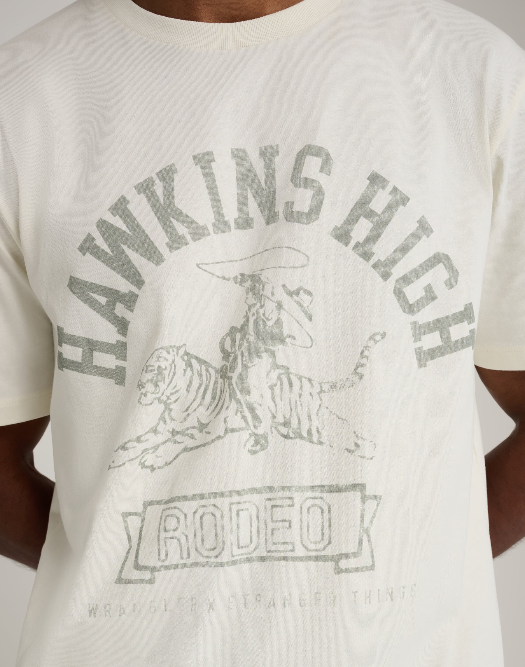 Tee Hawkins High en guimauve T-shirts Wrangler