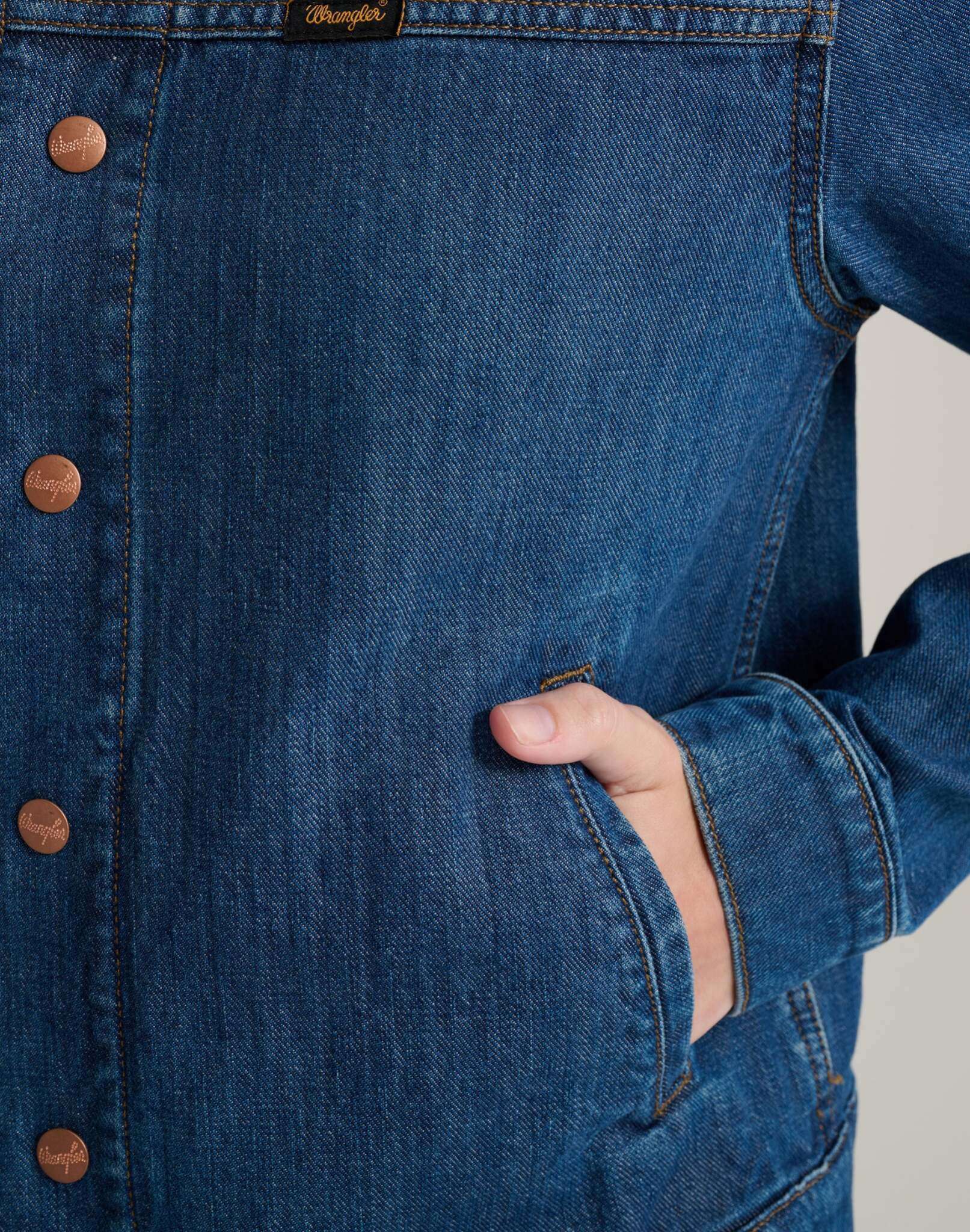 Nancy Jacket in Bleu classique Vestes Wrangler