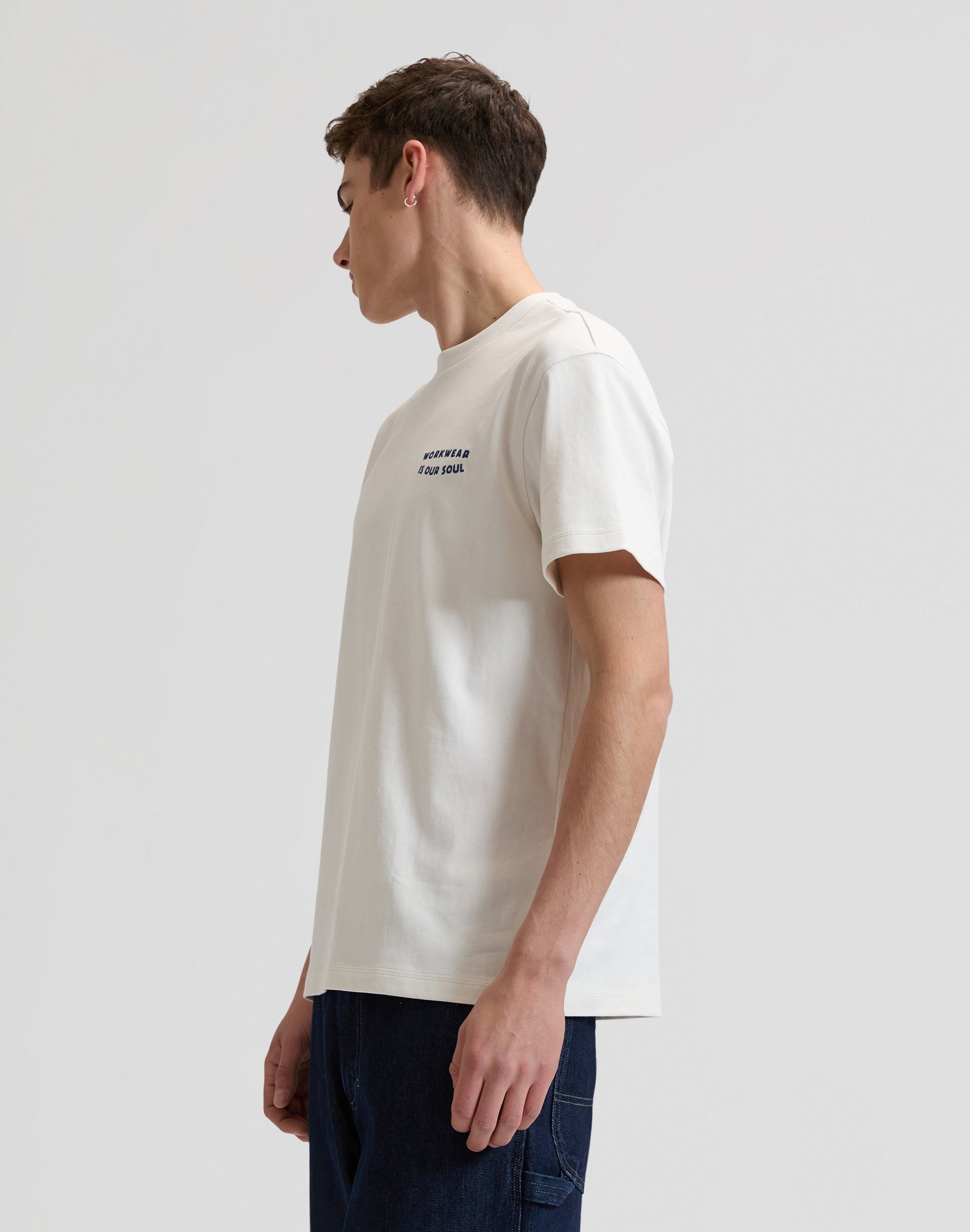 T-shirt Workwear Soul en couleur naturelle