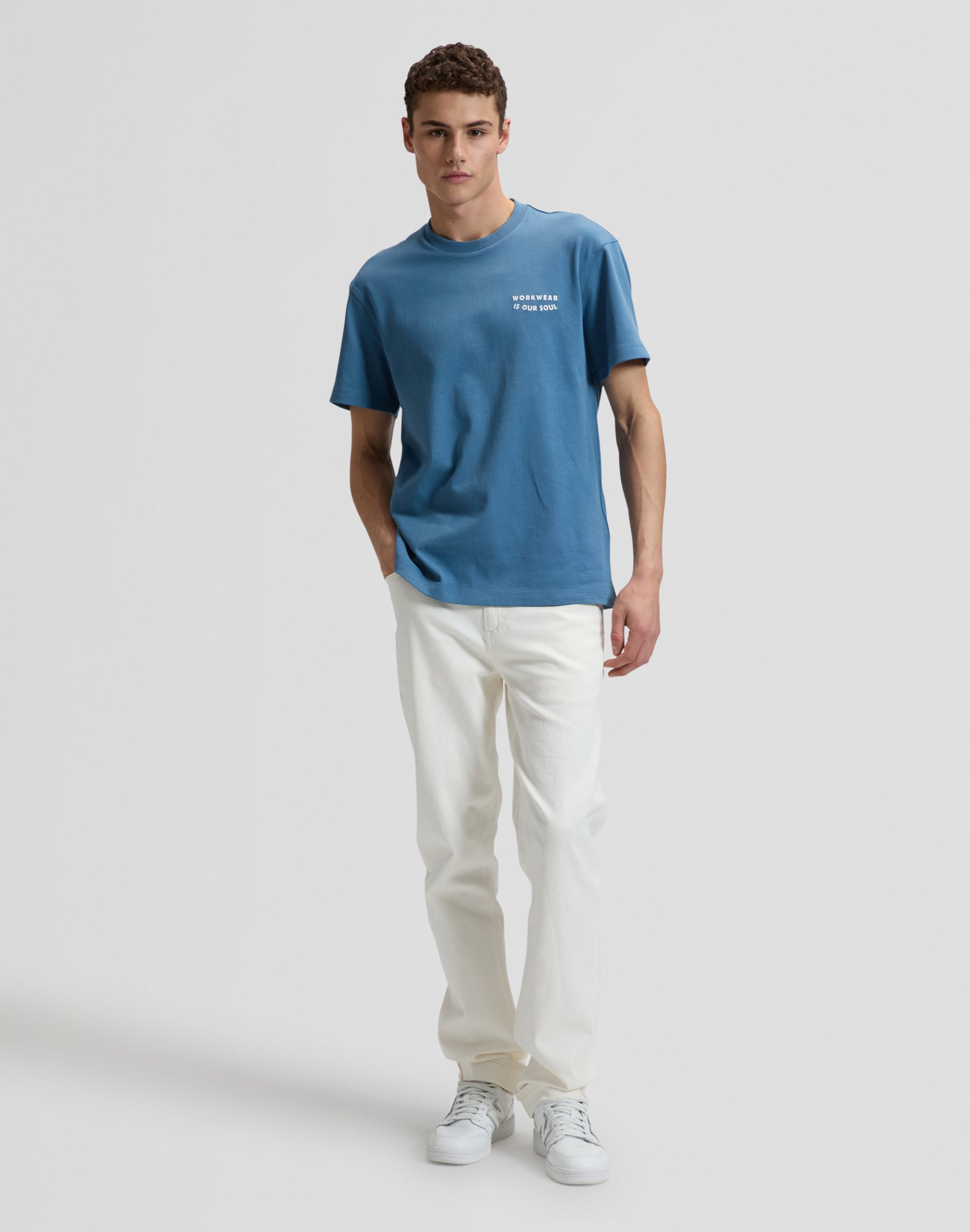 T-shirt Workwear Soul en bleu travail