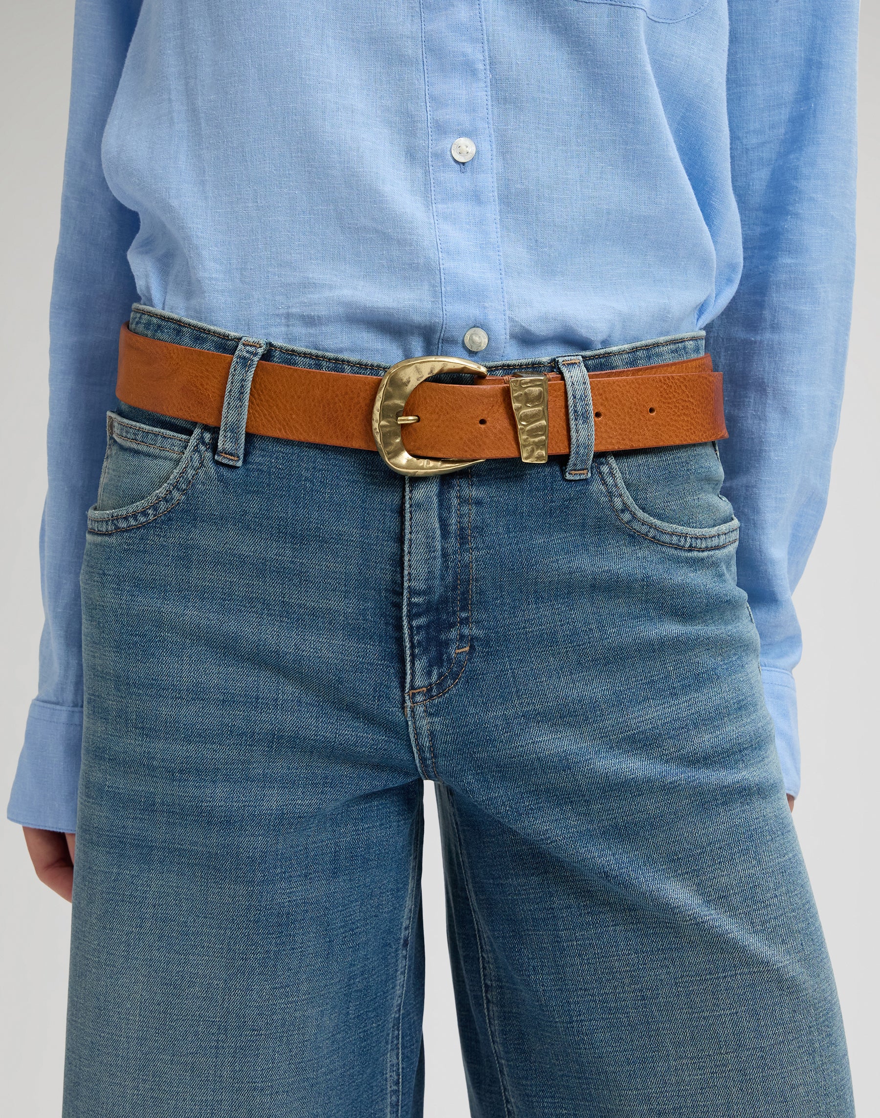 Ceinture bohème couleur tan