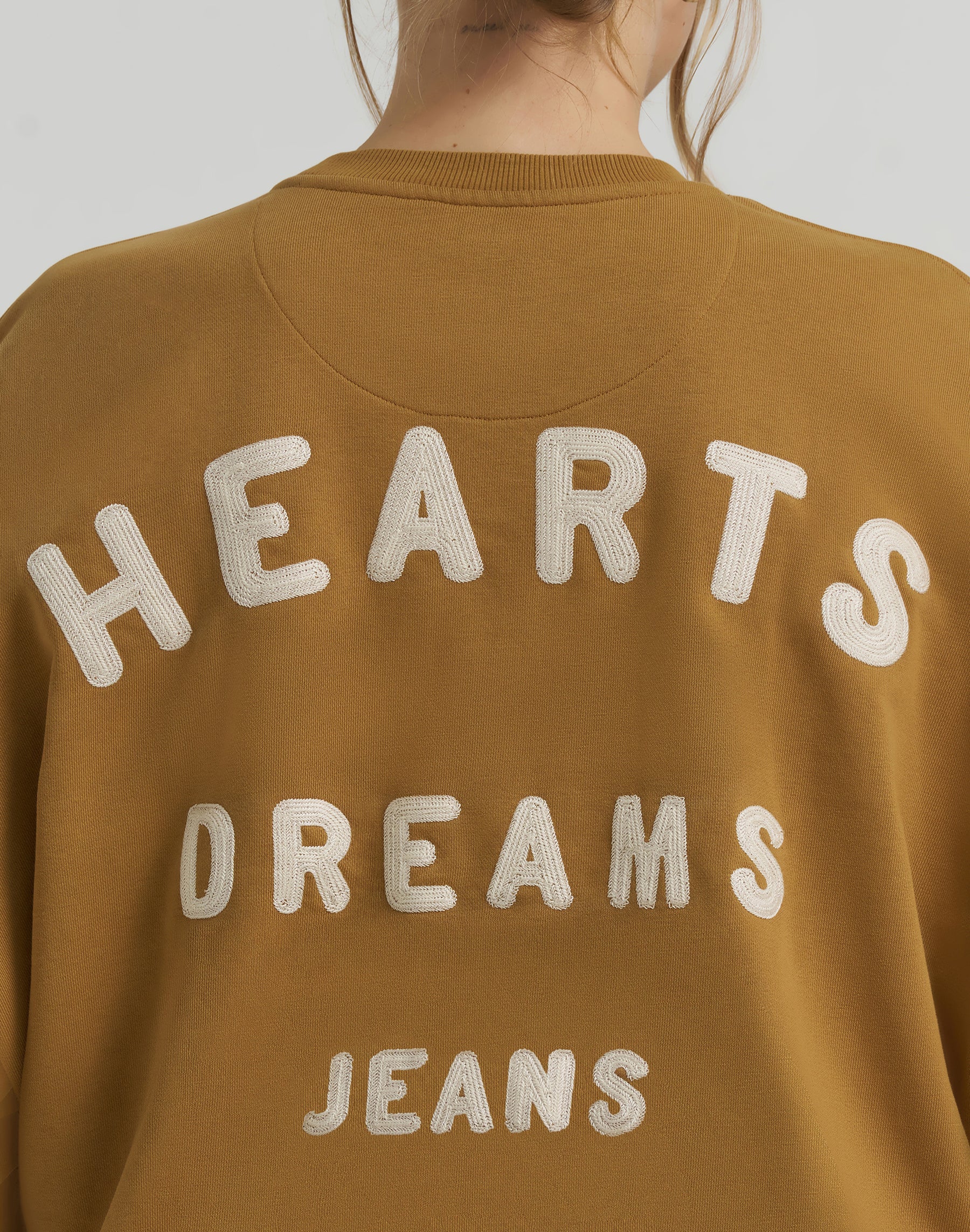 Bon sweat-shirt en jean marron Sweatshirts Wrangler