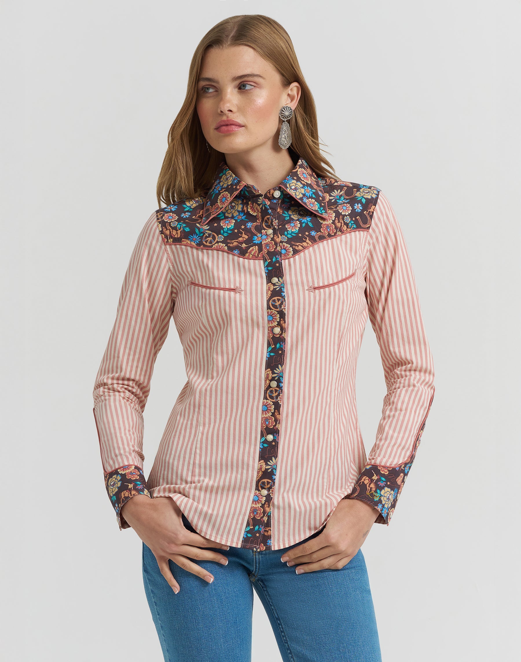 Chemise imprimée Prairie rose Chemises Wrangler