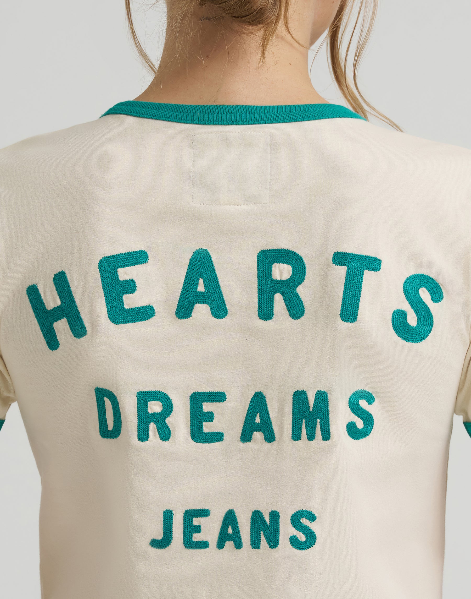 Good Jeans Tee en crème T-shirts Wrangler