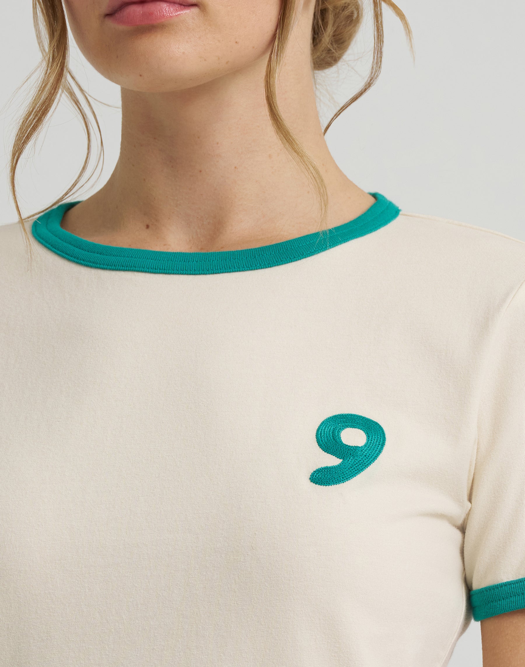 Good Jeans Tee en crème T-shirts Wrangler