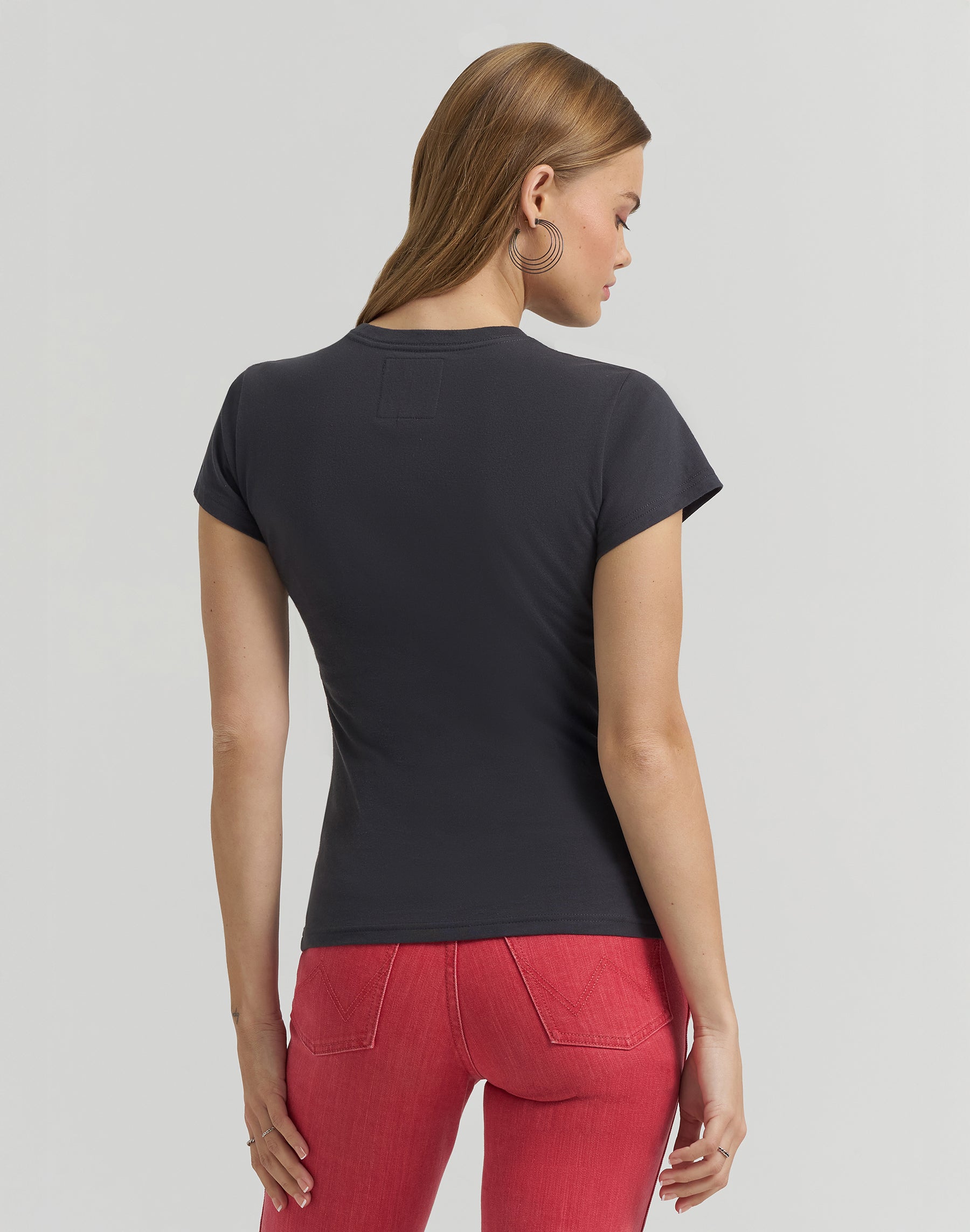 T-shirt Horse Cards Tee en noir T-shirts Wrangler