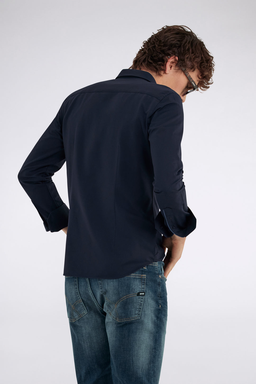 Kin/S in Navy Blue Chemises GAS