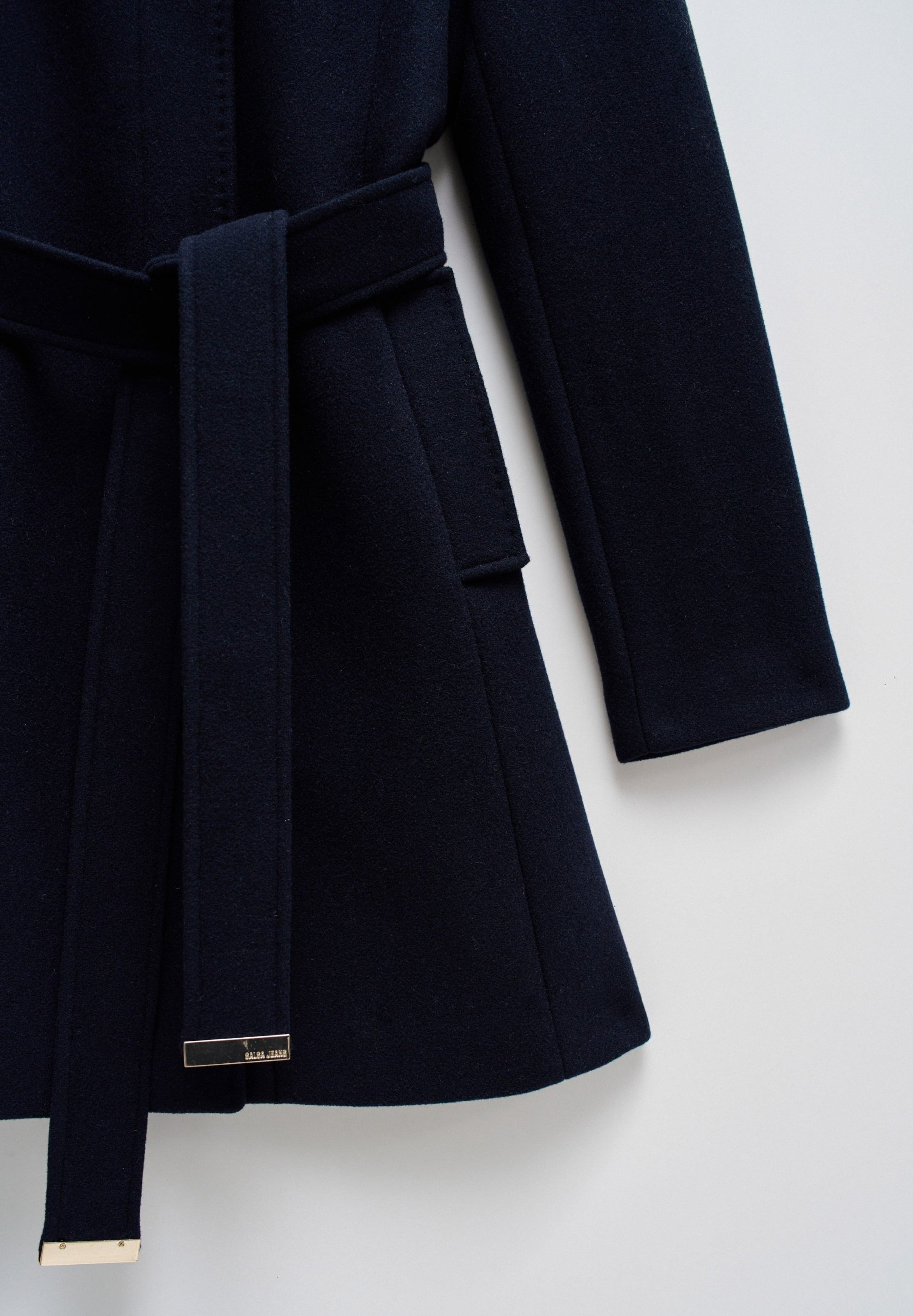 The Reimagined Wool Coat in Vestes bleu foncé Salsa Jeans