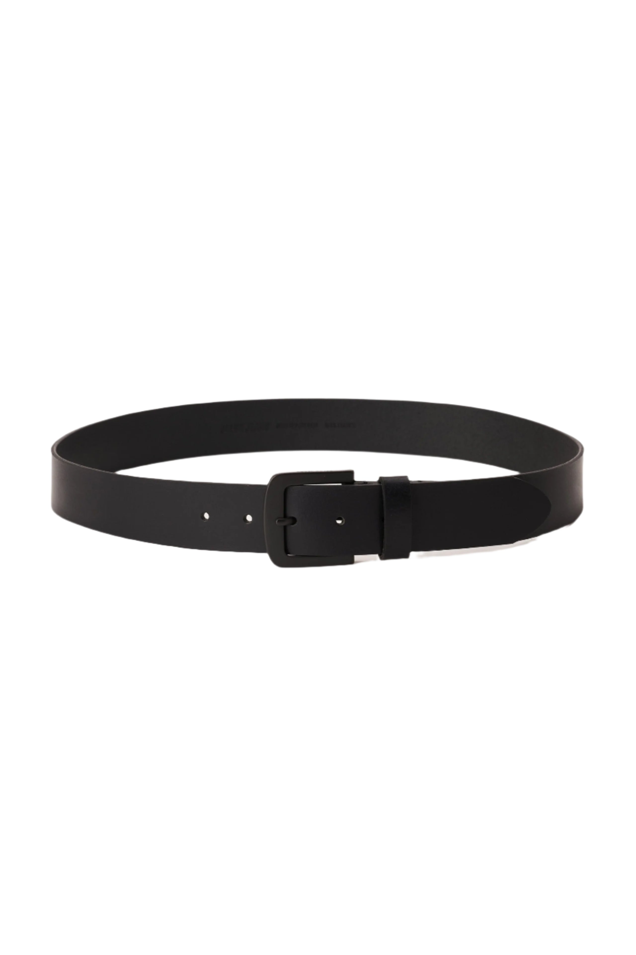 Basic Leather Belt in Black Ceinture Salsa Jeans