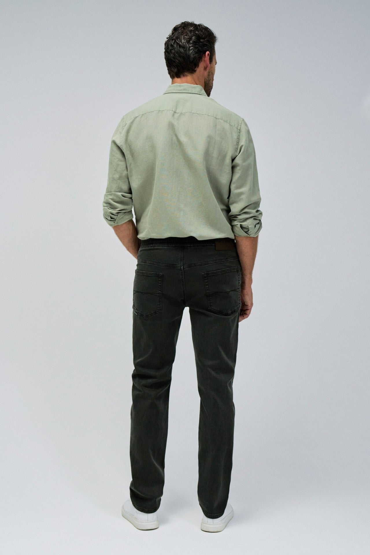 Regular Jogger S-Activ Colors in Dark Green Pantalon Salsa Jeans