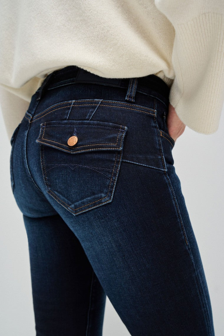 Wonder Bootcut Wash en jean délavé moyen Salsa Jeans