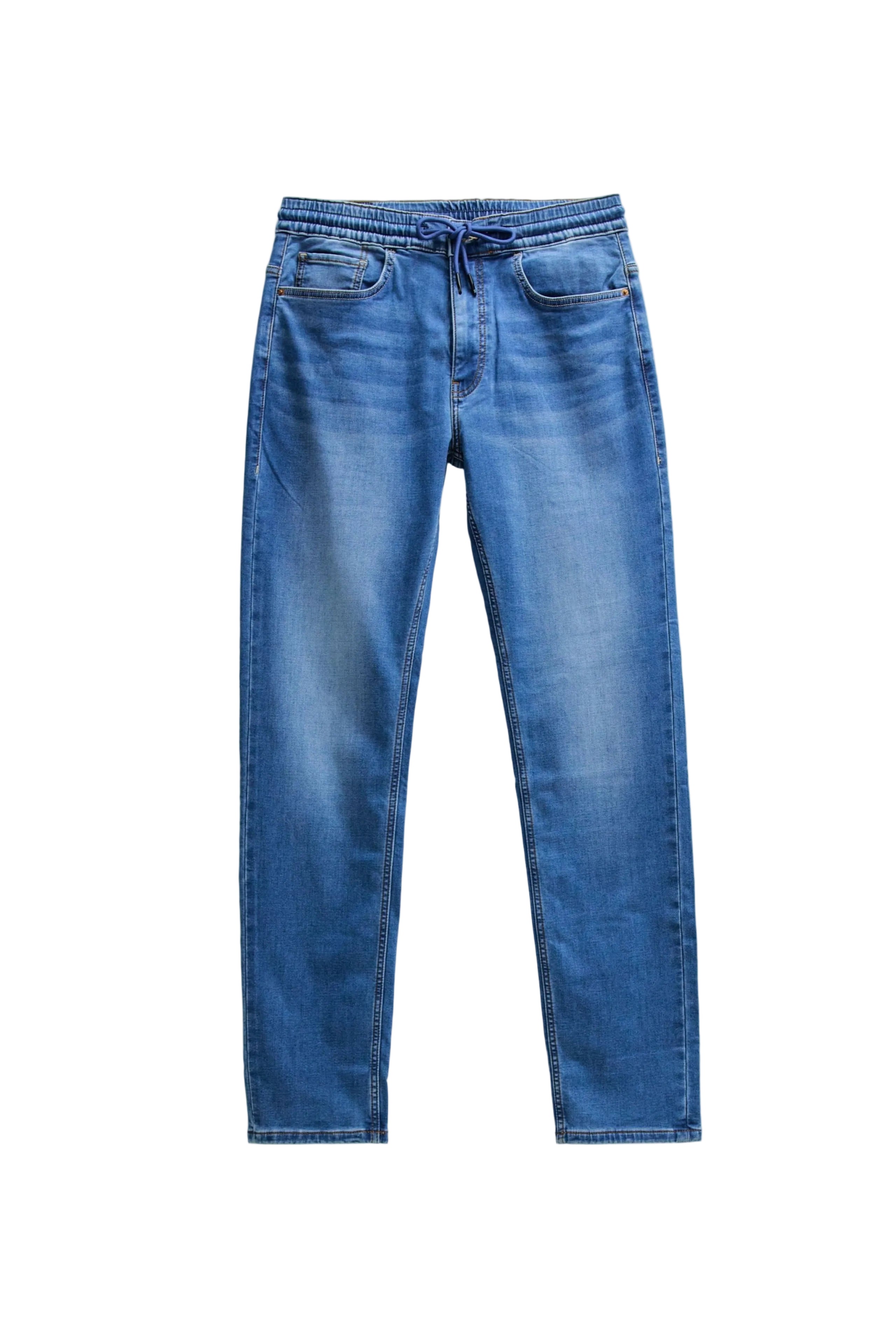 Pantalon Regular Jogger S-Activ en Medium Light Salsa Jeans