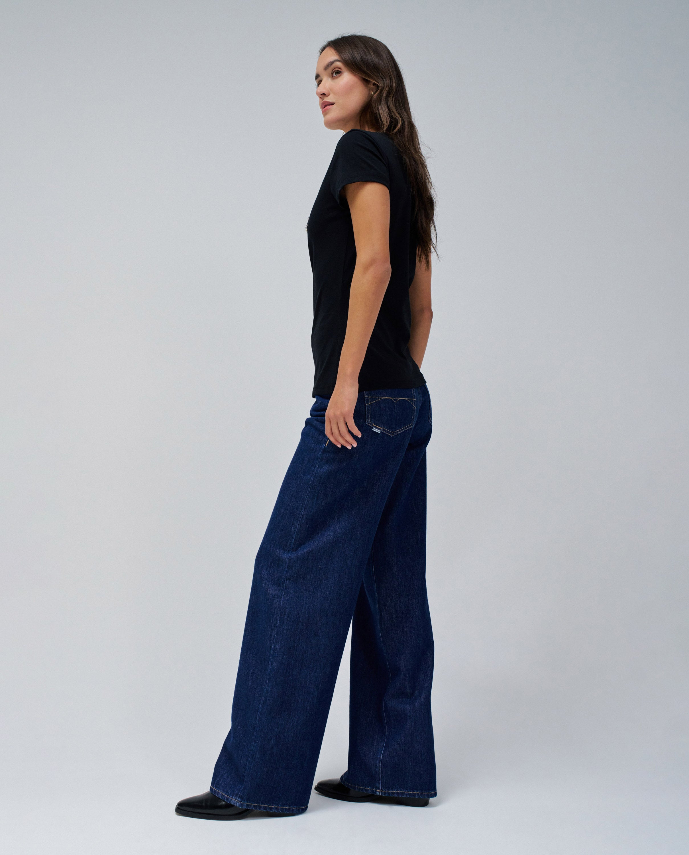 T-shirt de marque en noir T-shirts Salsa Jeans