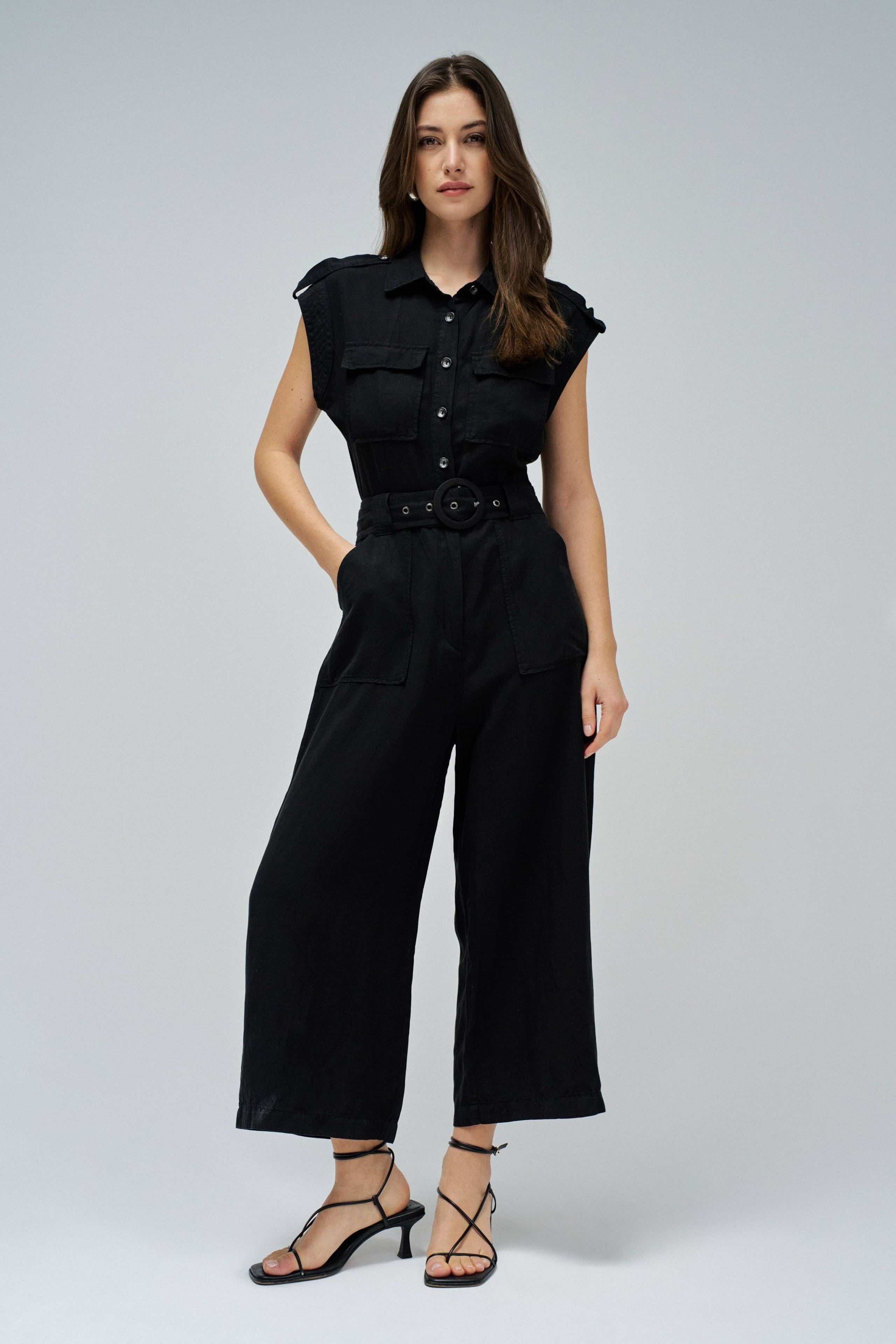 Combinaison Lightdenim en Black Combinaison Salsa Jeans