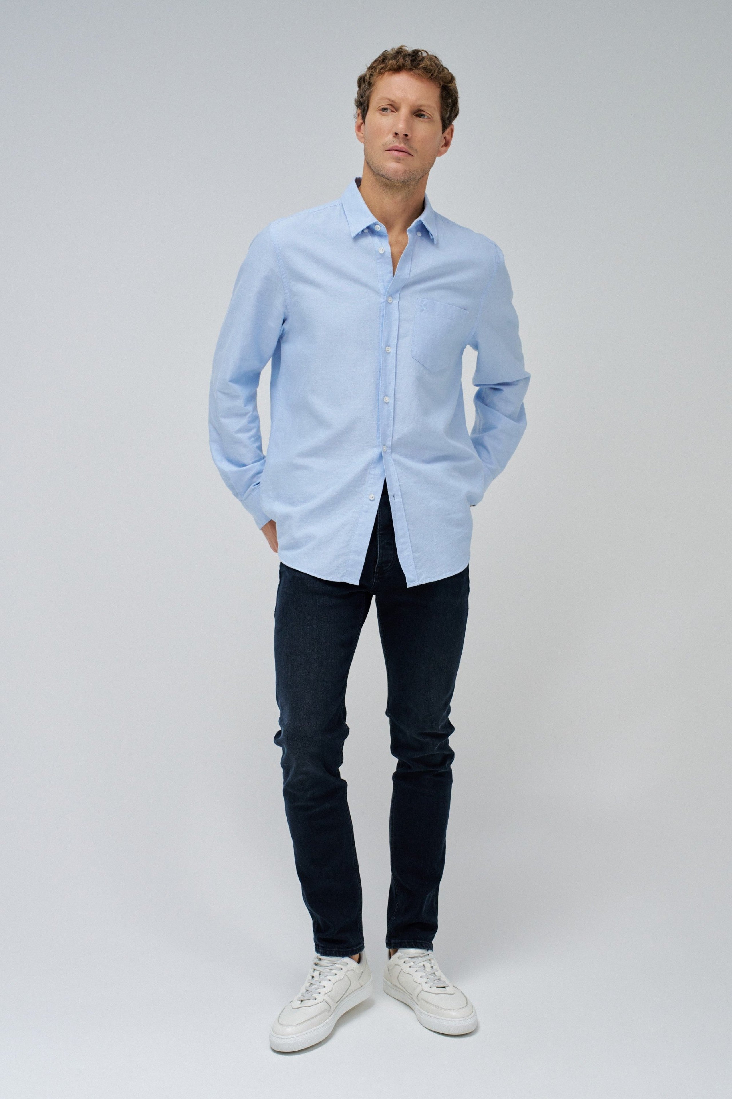 Jeans Slim en Medium Wash Jeans Salsa Jeans
