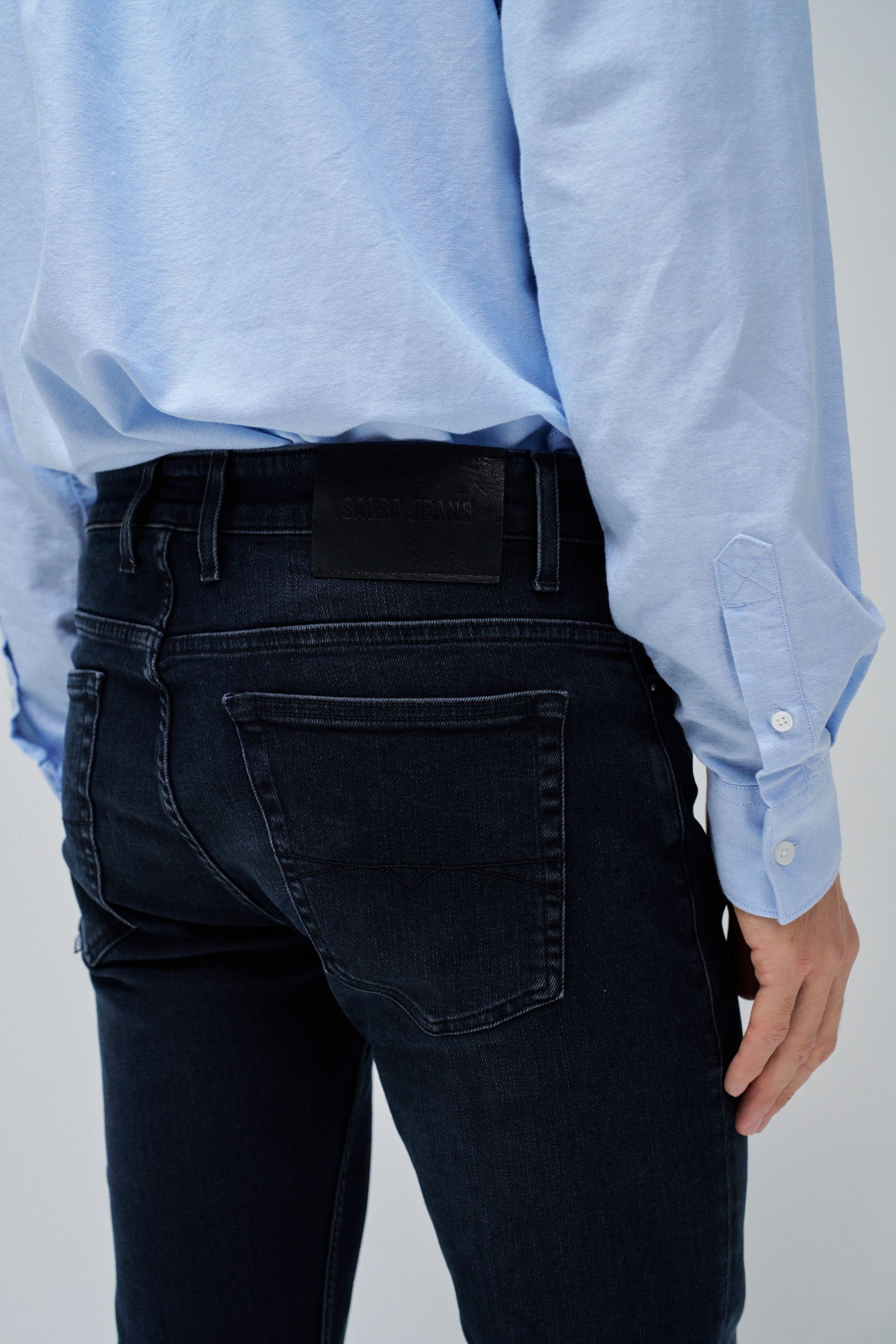 Jeans Slim en Medium Wash Jeans Salsa Jeans