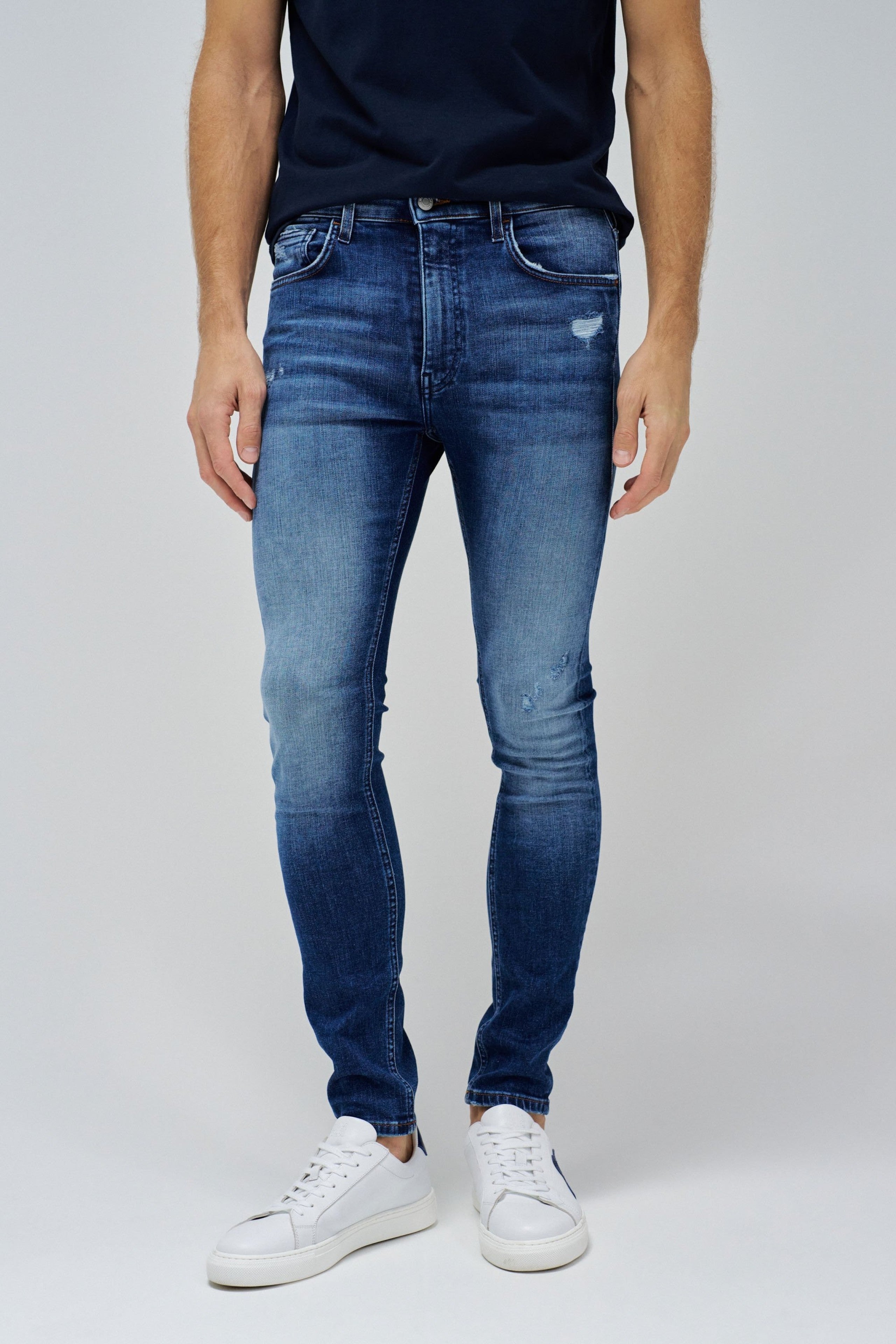 Jeans skinny destroy en medium wash Jeans Salsa Jeans
