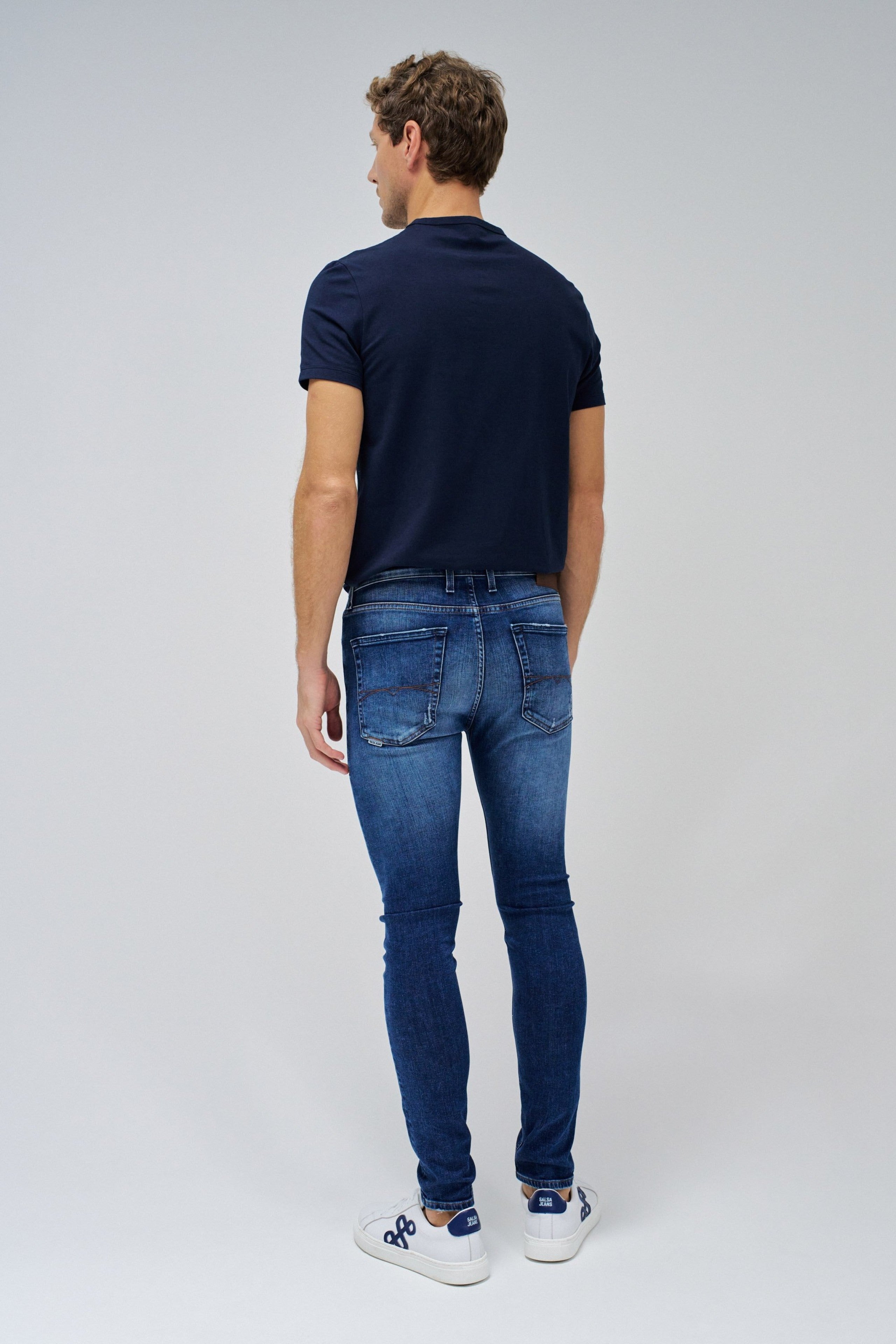 Jeans skinny destroy en medium wash Jeans Salsa Jeans