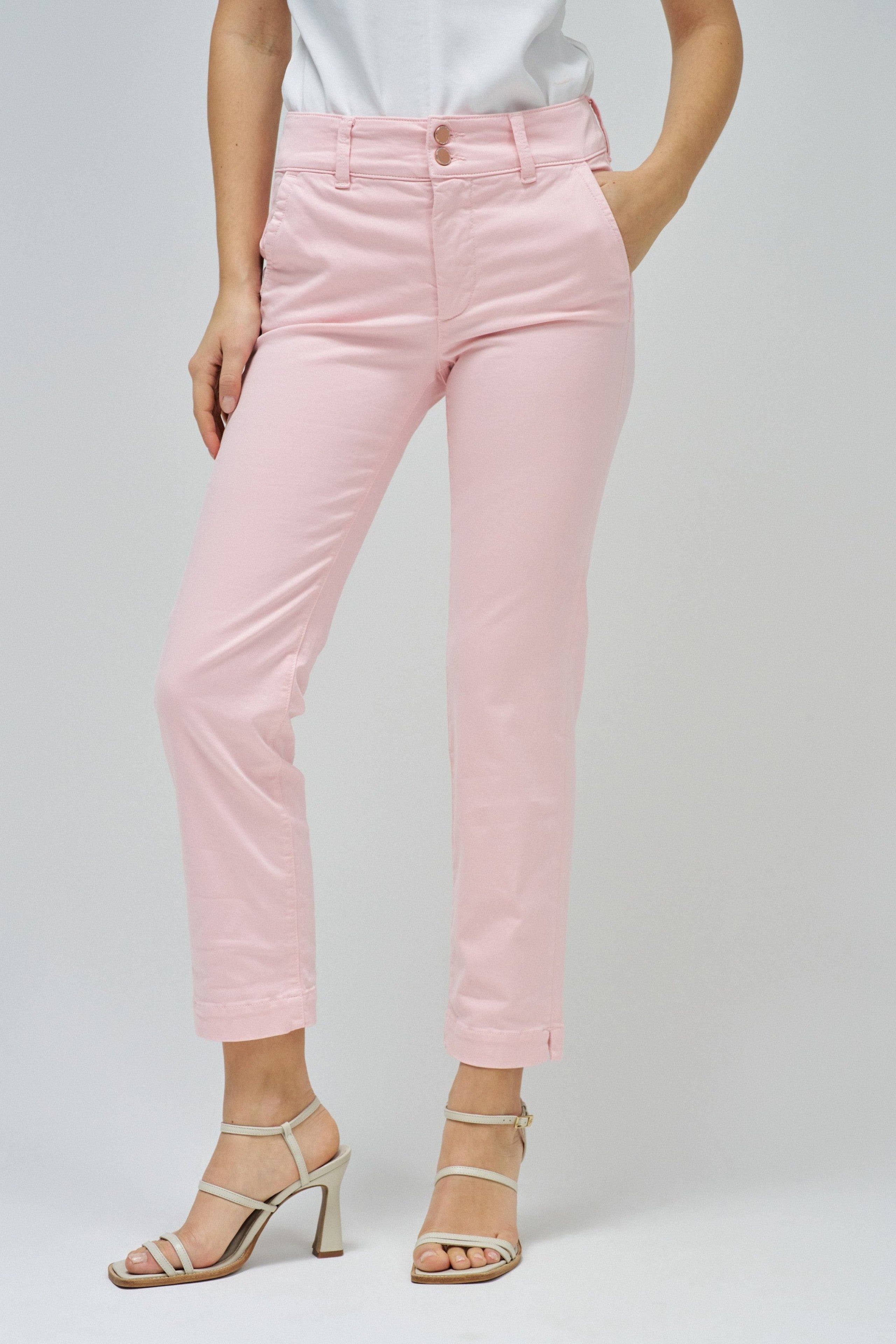 Secret Chino en rose moyen V1 Pantalon Salsa Jeans