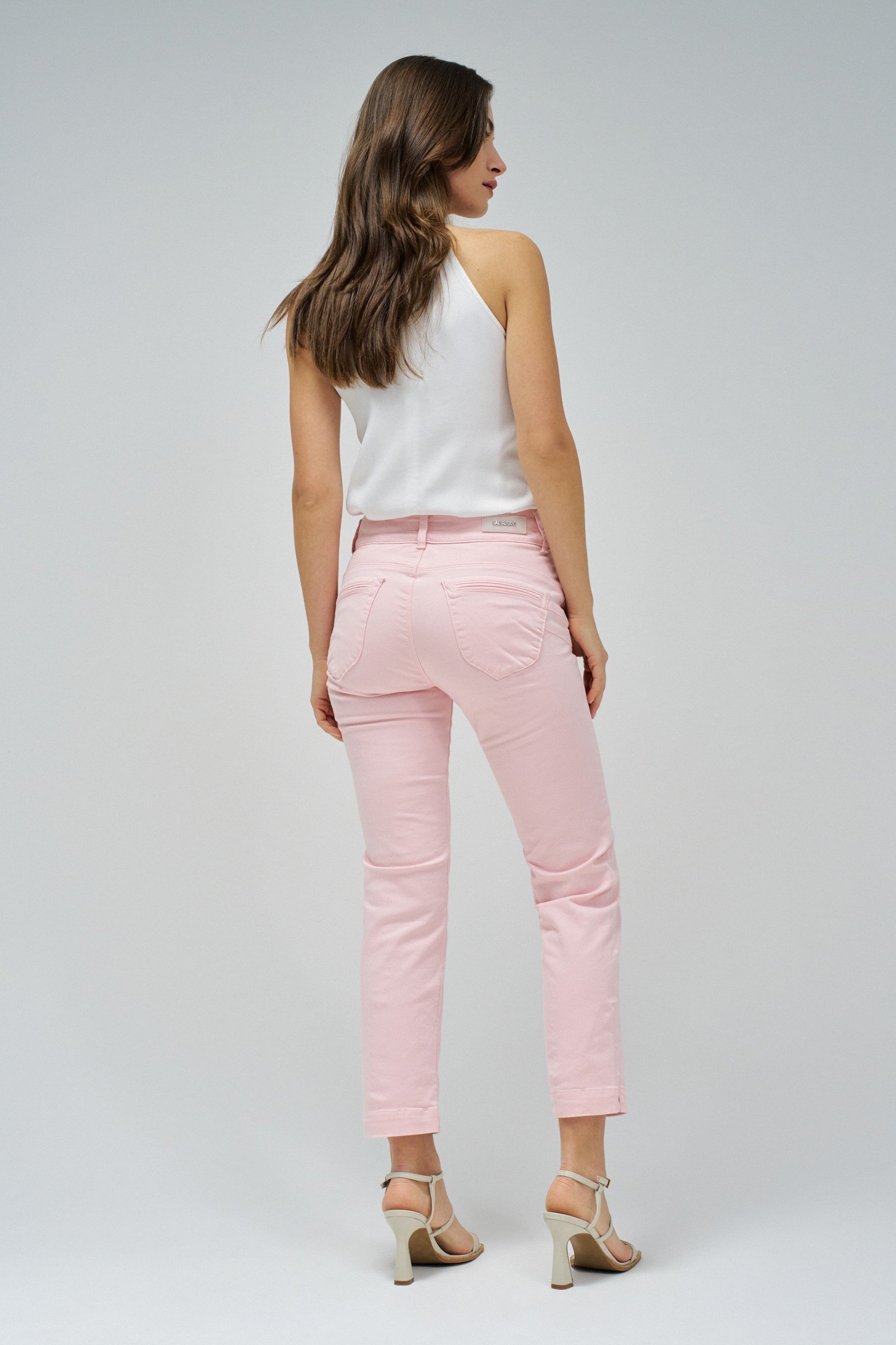 Secret Chino en rose moyen V1 Pantalon Salsa Jeans