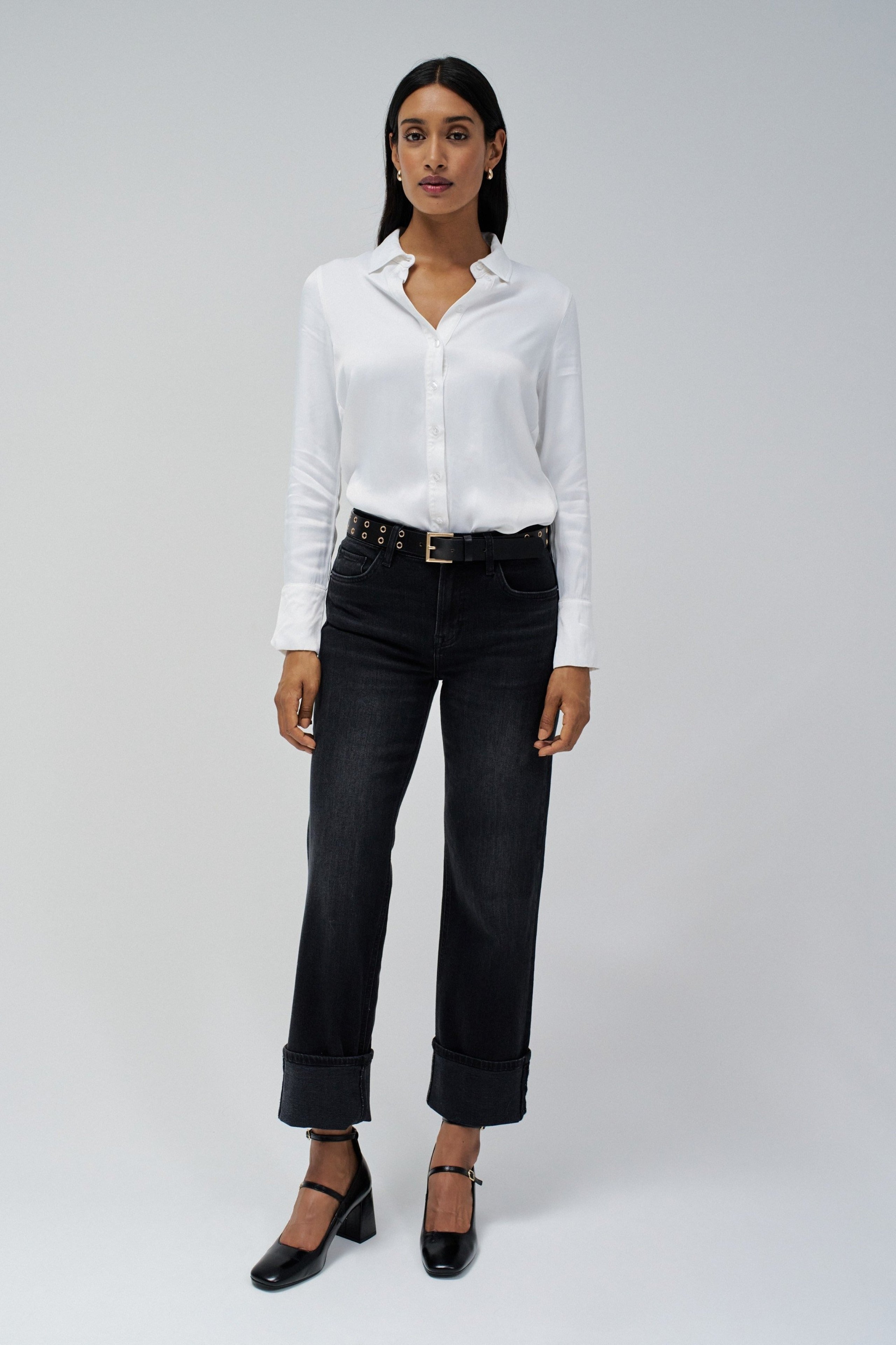 True Straight en jean noir Salsa Jeans