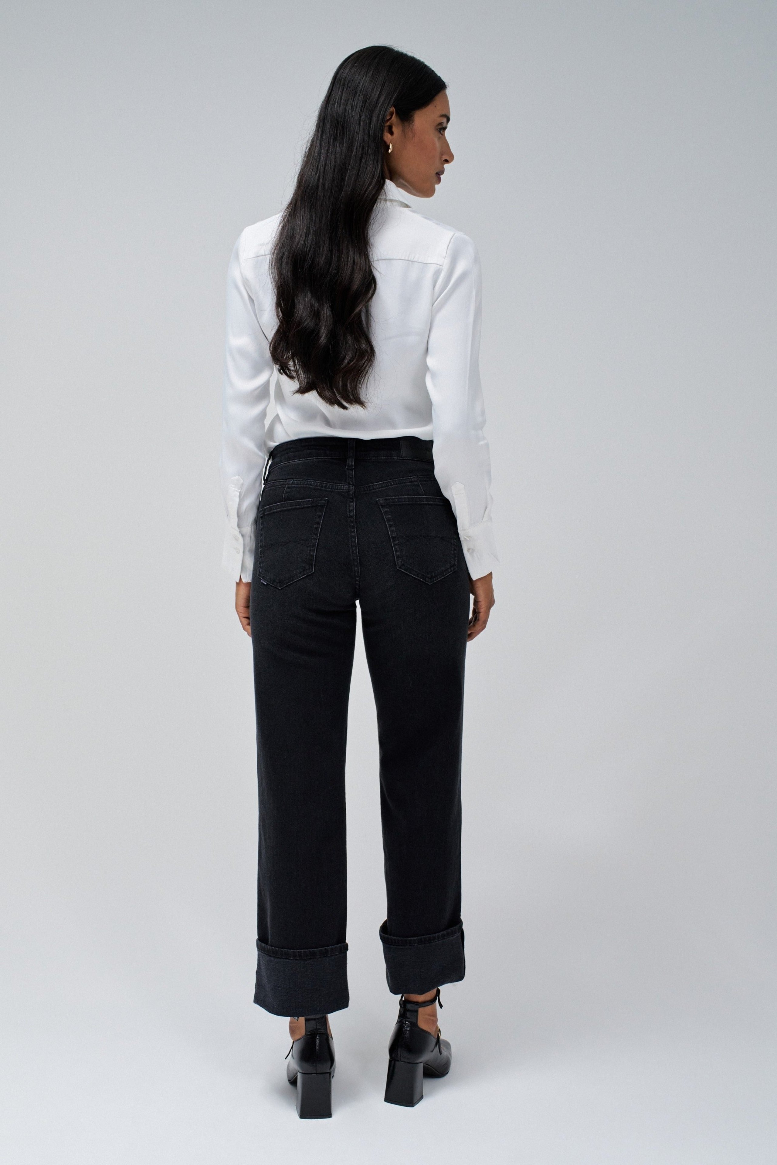 True Straight en jean noir Salsa Jeans