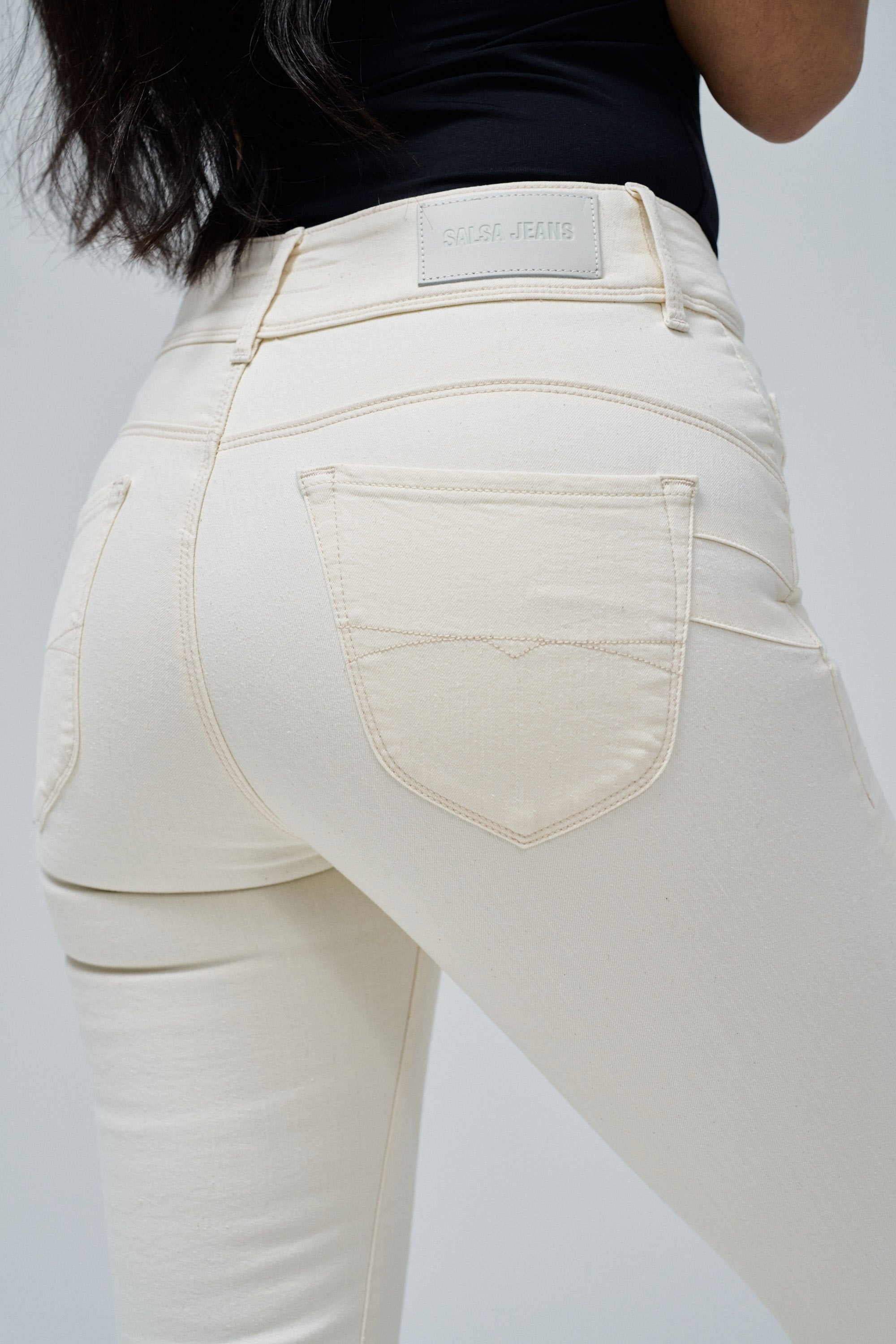 Bermuda en Light Pearl V1 Shorts Salsa Jeans