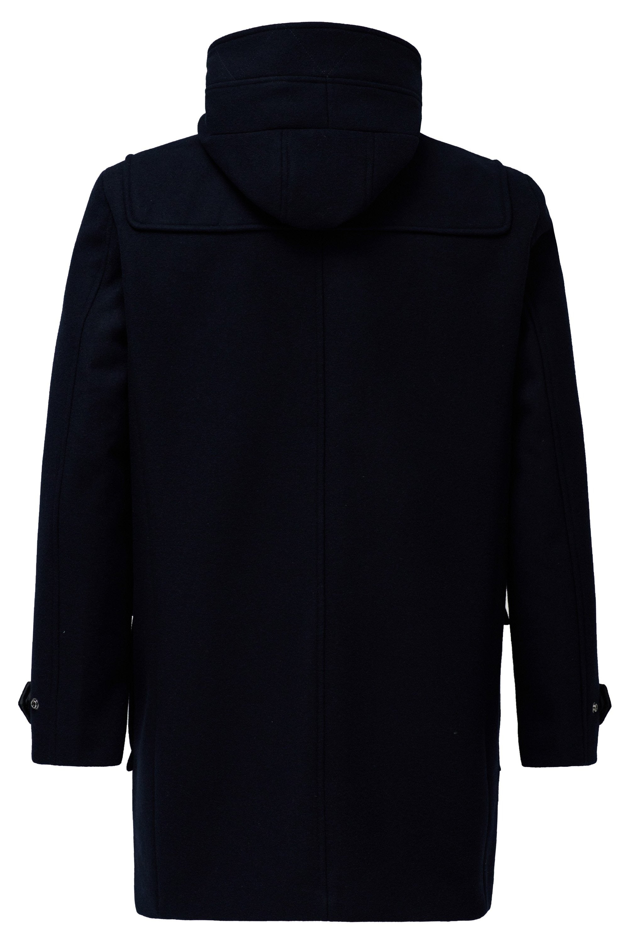 Wool Duffle Coat in Dark Blue Vestes Salsa Jeans