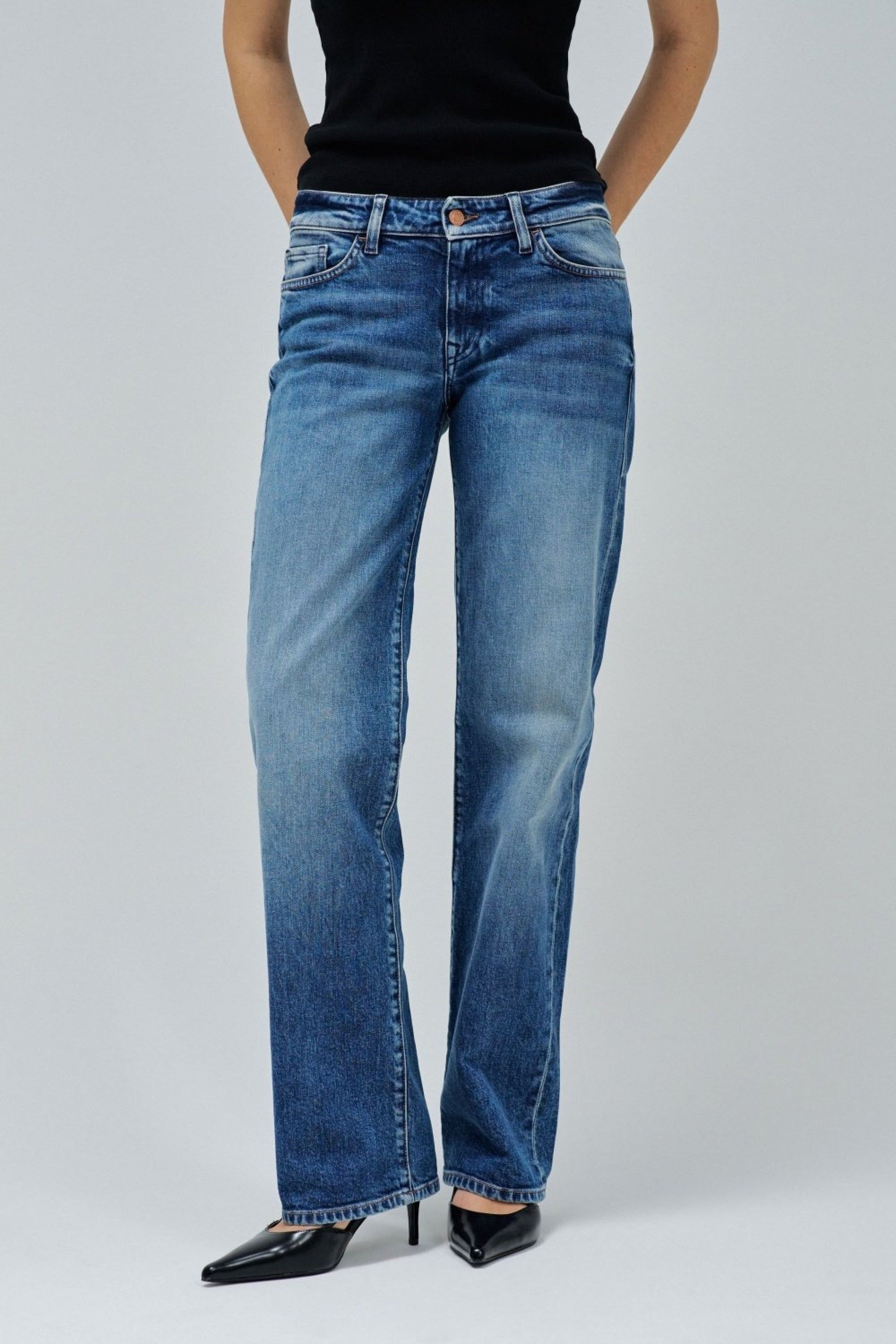 Jean Low Rise délavage moyen Jeans Salsa Jeans