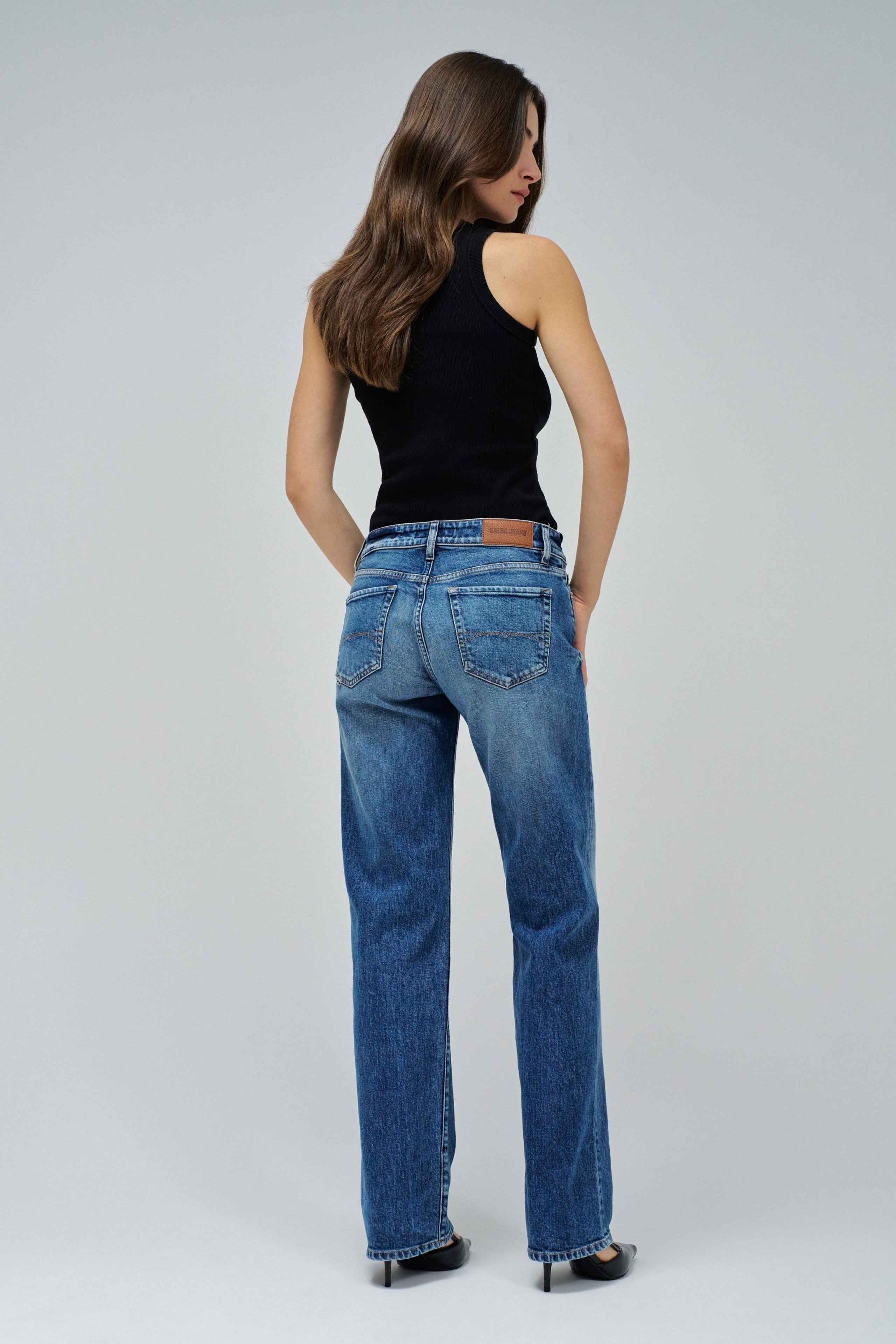 Jean Low Rise délavage moyen Jeans Salsa Jeans
