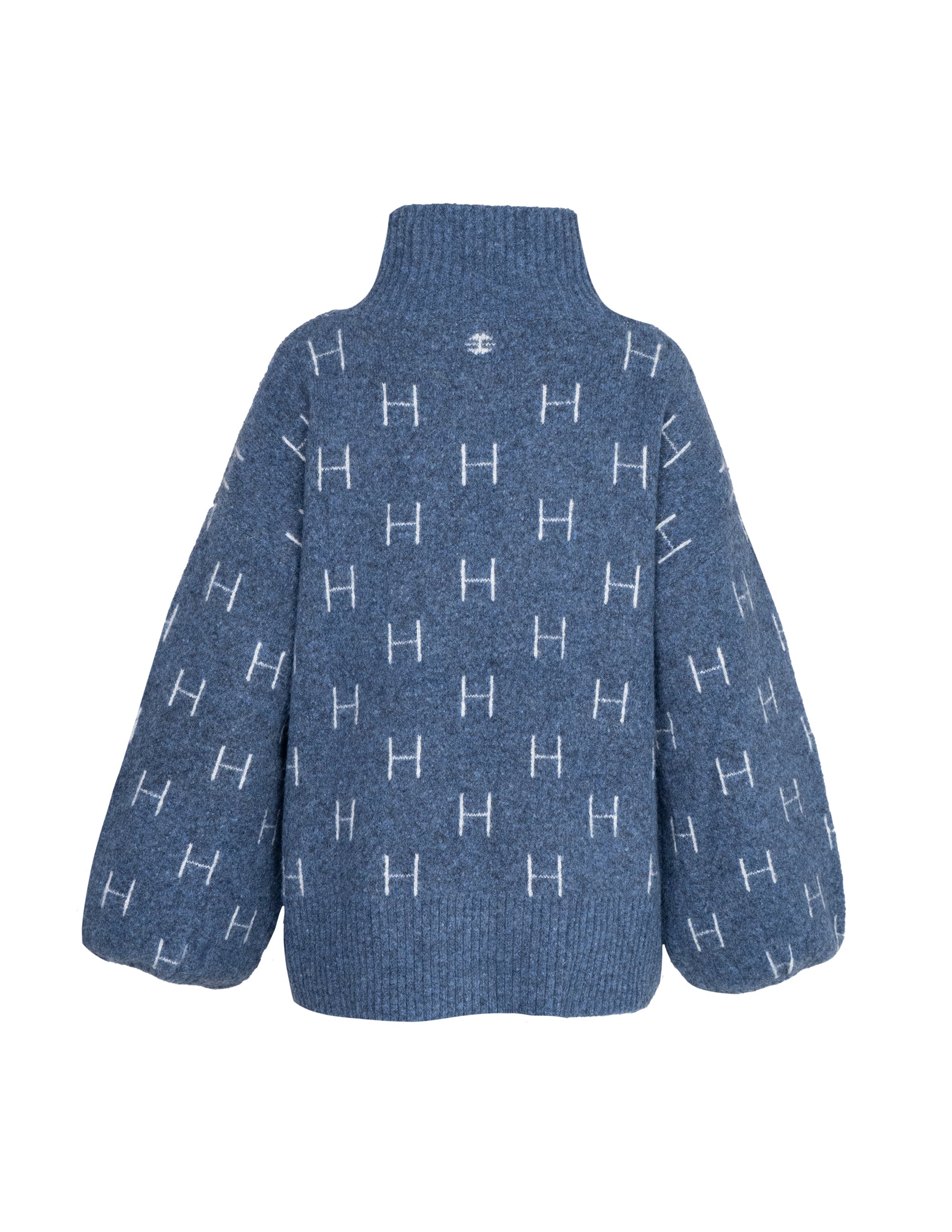 FAM Sweater Short in Blue Pull Hést