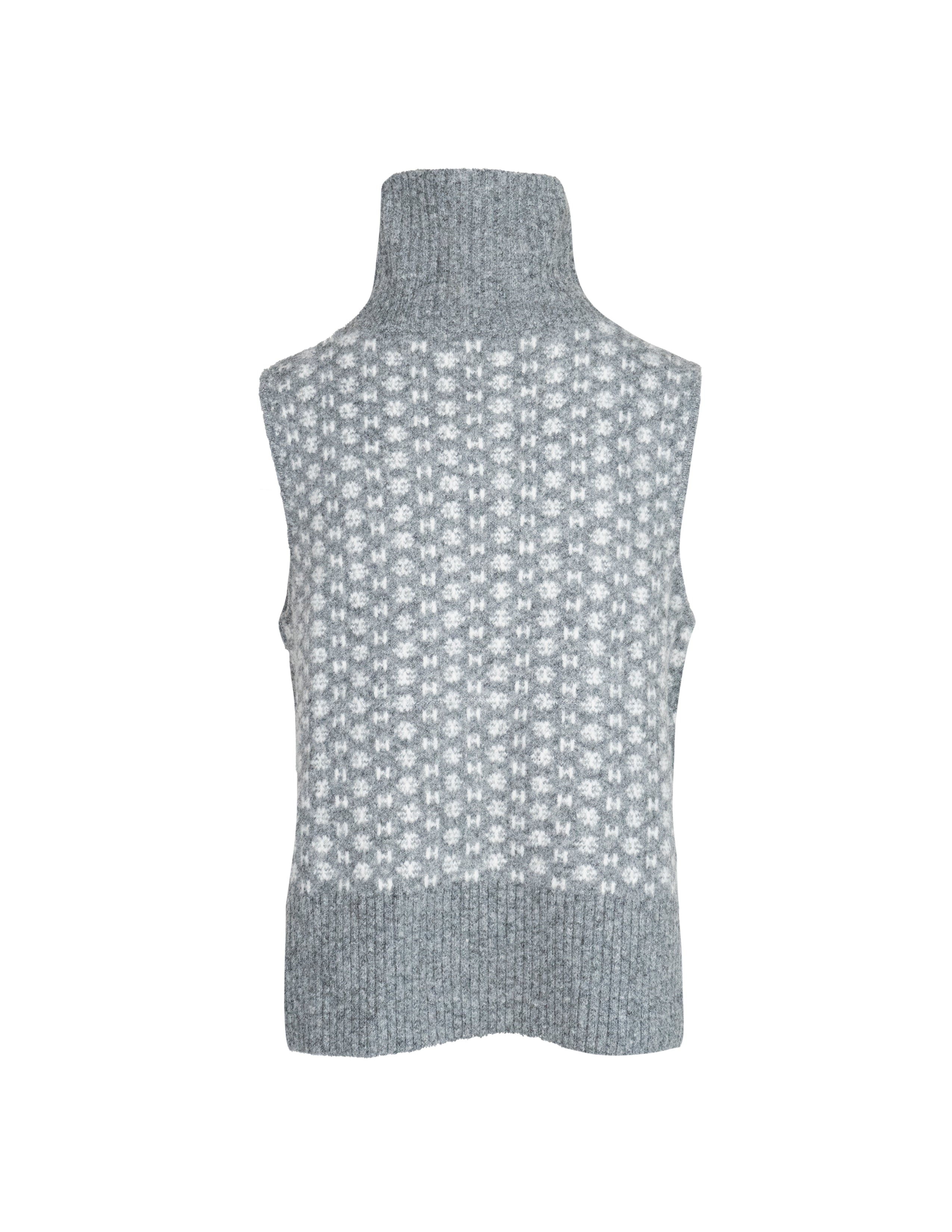 LOGO Vest in Dark grey melange Pull Hést