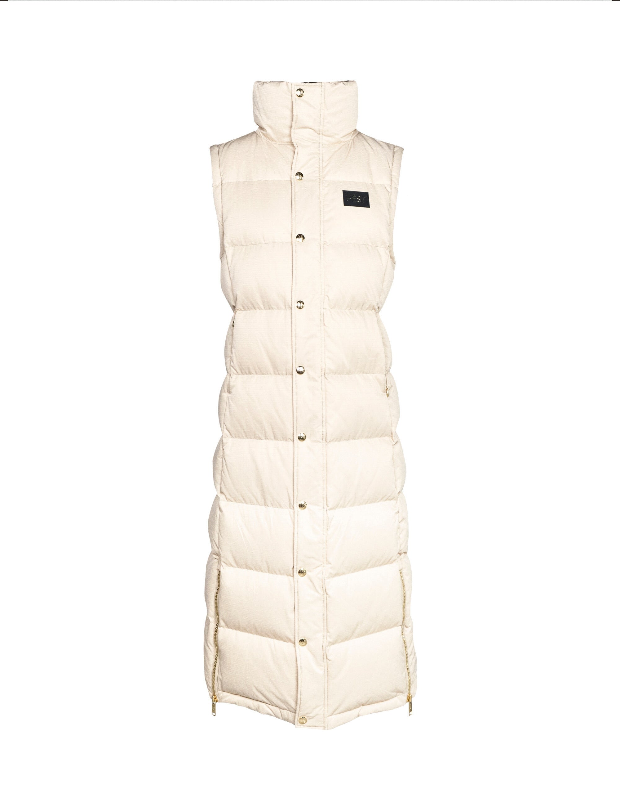 EDDA 2in1 Down Coat/ Vest in Beige Vestes Hést