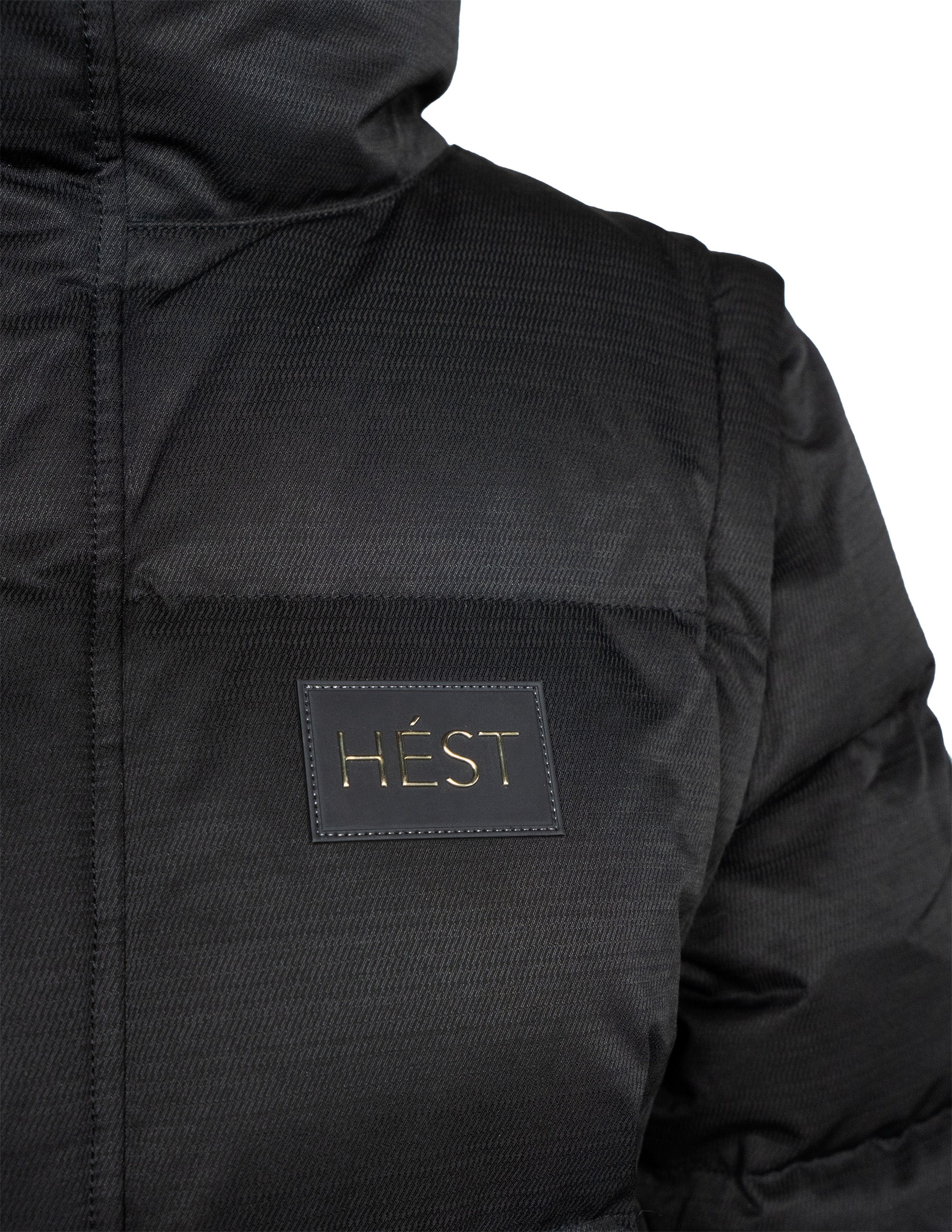 EDDA 2in1 Down Coat/ Vest in Black Vestes Hést