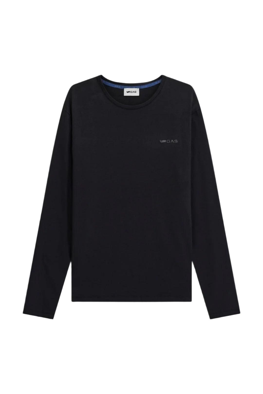 Janis/S Str.Logo en noir T-shirts GAS