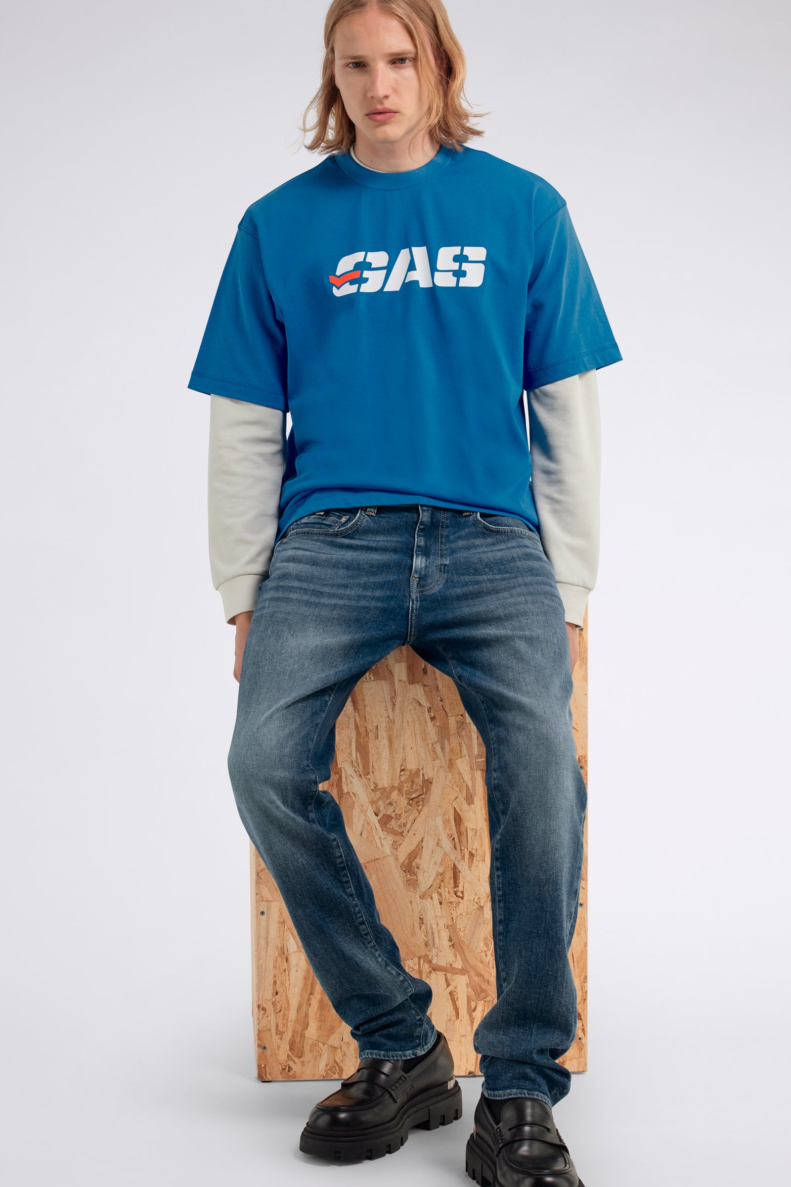 Albert Simple Rev in Med Blue Med. Jeans GAS