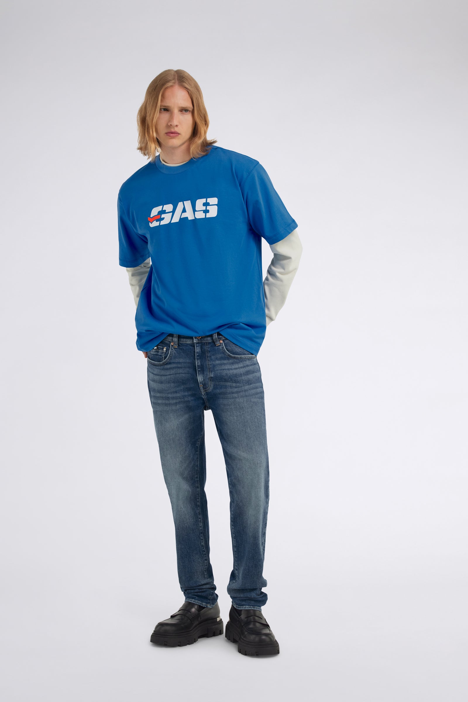 Albert Simple Rev in Med Blue Med. Jeans GAS