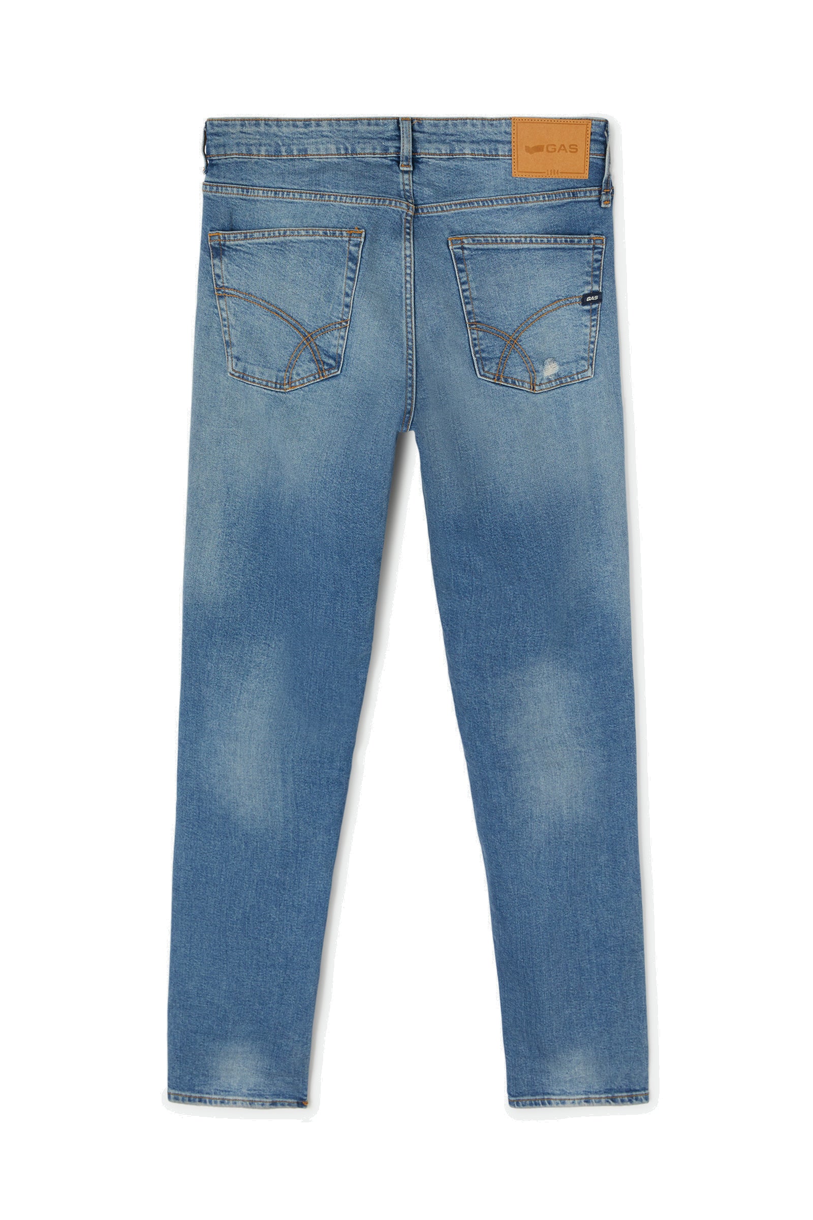 Albert Simple Rev 5 Pocket in Dirty Light Use Jeans GAS