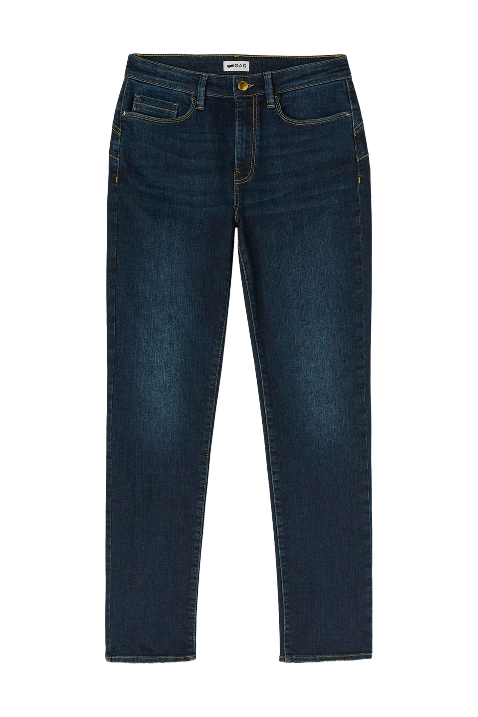 Britty Up Z in Med Blue Dark Jeans GAS