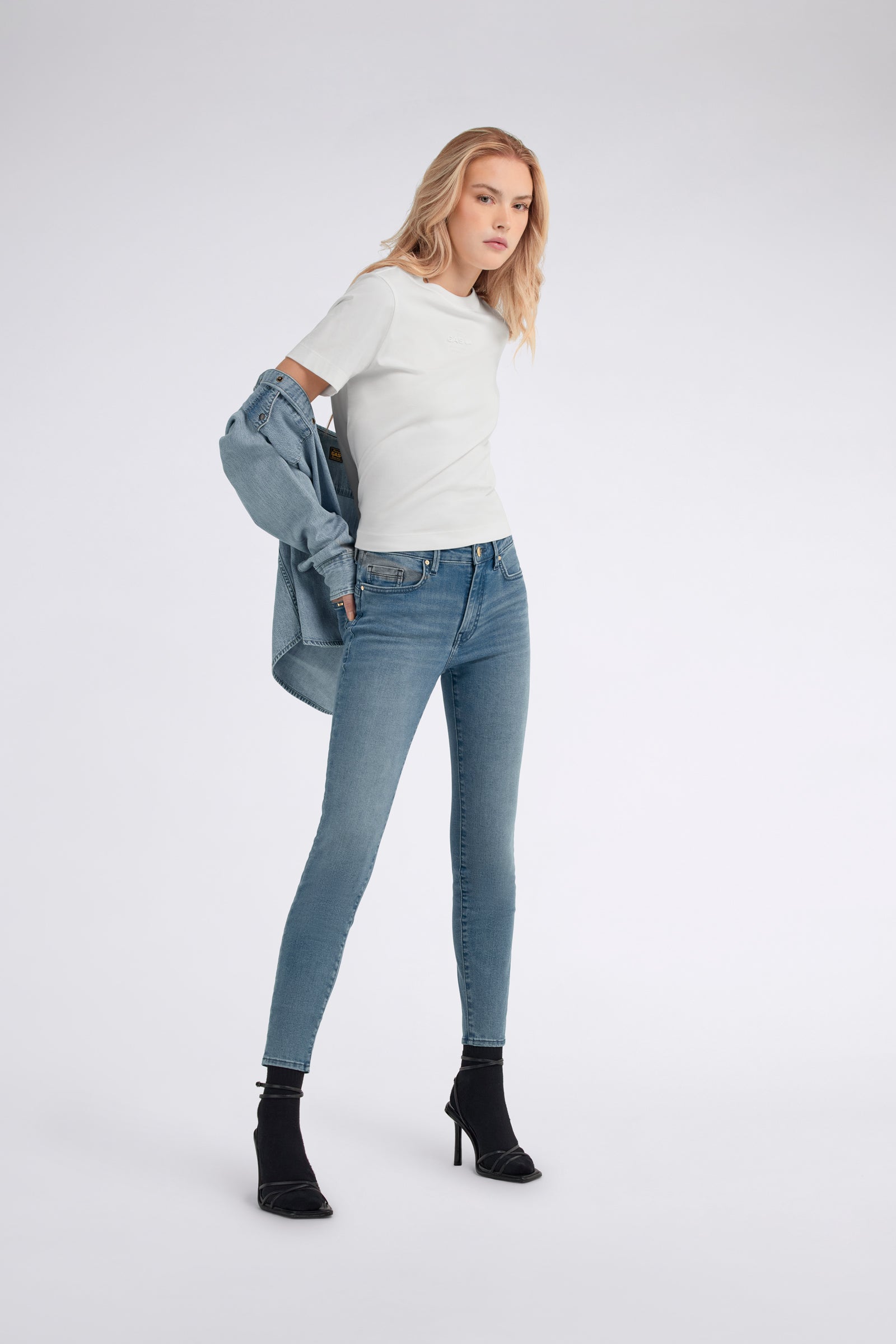 Star Up en jeans basic light USD GAS