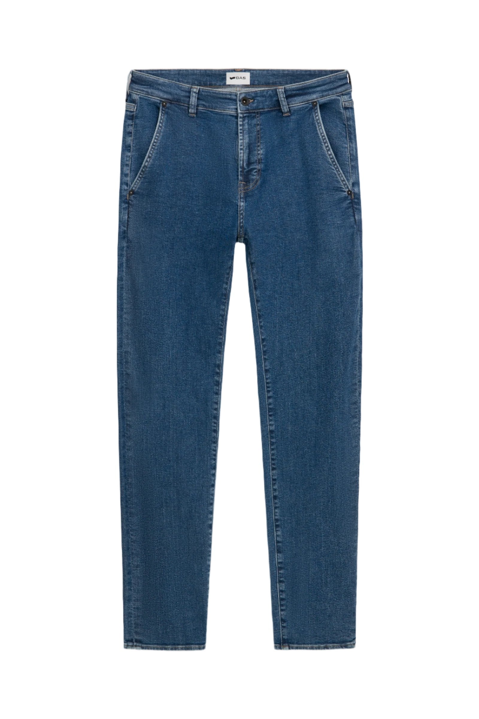 Albert S.Chino en jean Mid Stone GAS